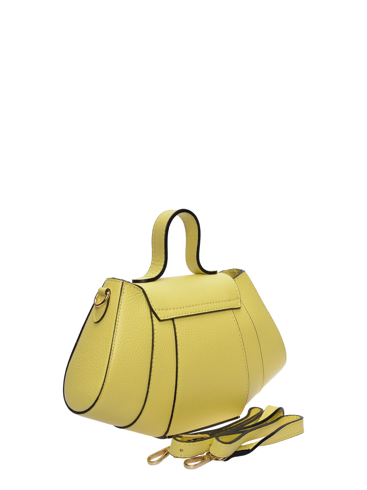 Luisa Vannini Handbag LV 1004T – Handtasche aus echtem Leder, Hergestellt in Italien