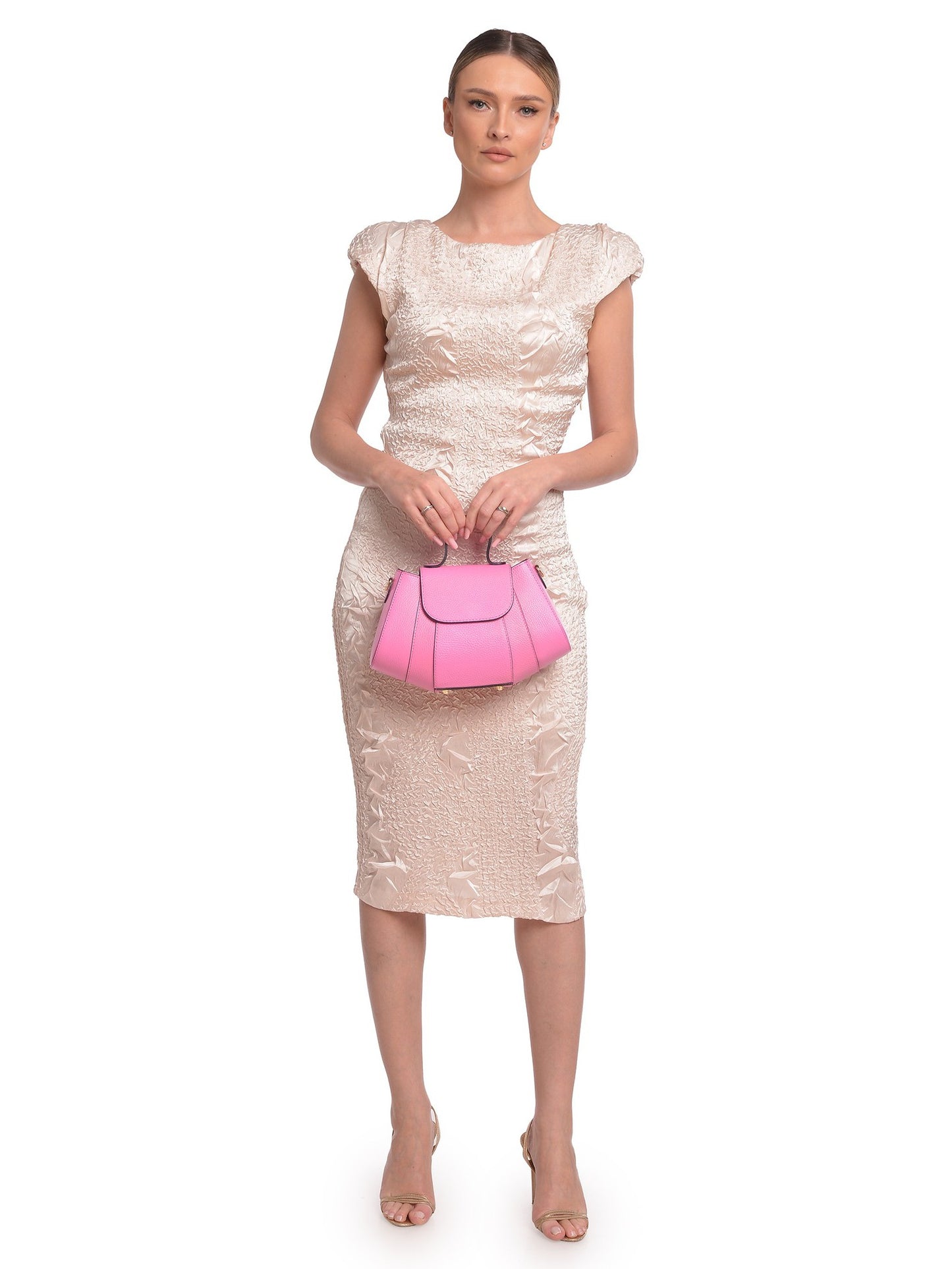 Luisa Vannini Handbag LV 1004T – Handtasche aus echtem Leder, Hergestellt in Italien