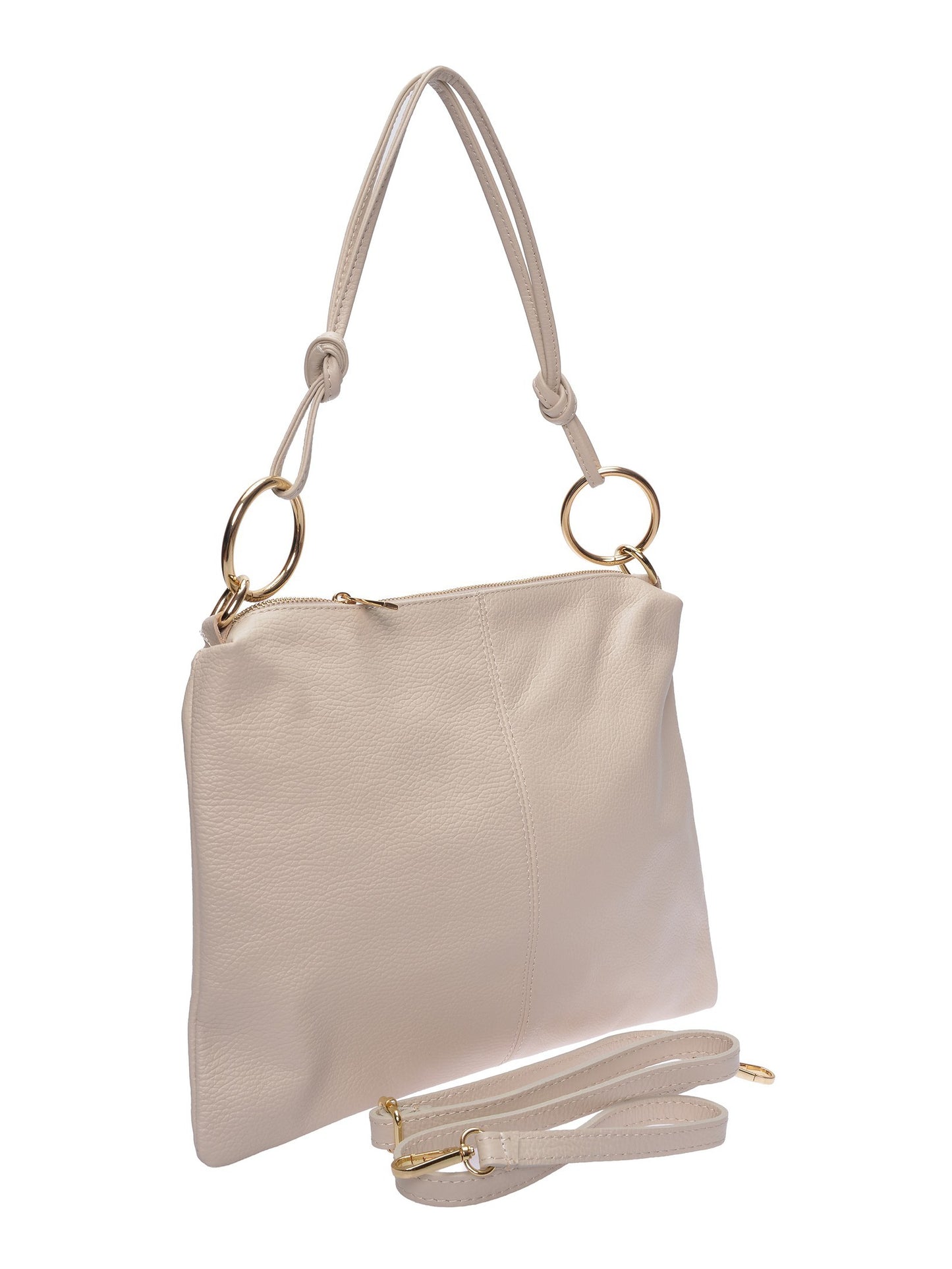 Luisa Vannini Shoulder Bag LV 1005T – Handtasche aus echtem Leder, Hergestellt in Italien