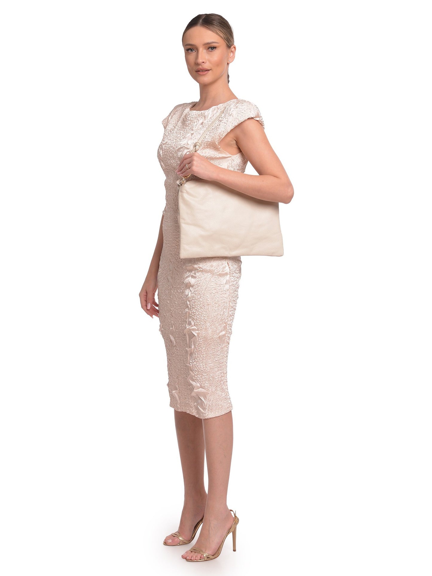 Luisa Vannini Shoulder Bag LV 1005T – Handtasche aus echtem Leder, Hergestellt in Italien