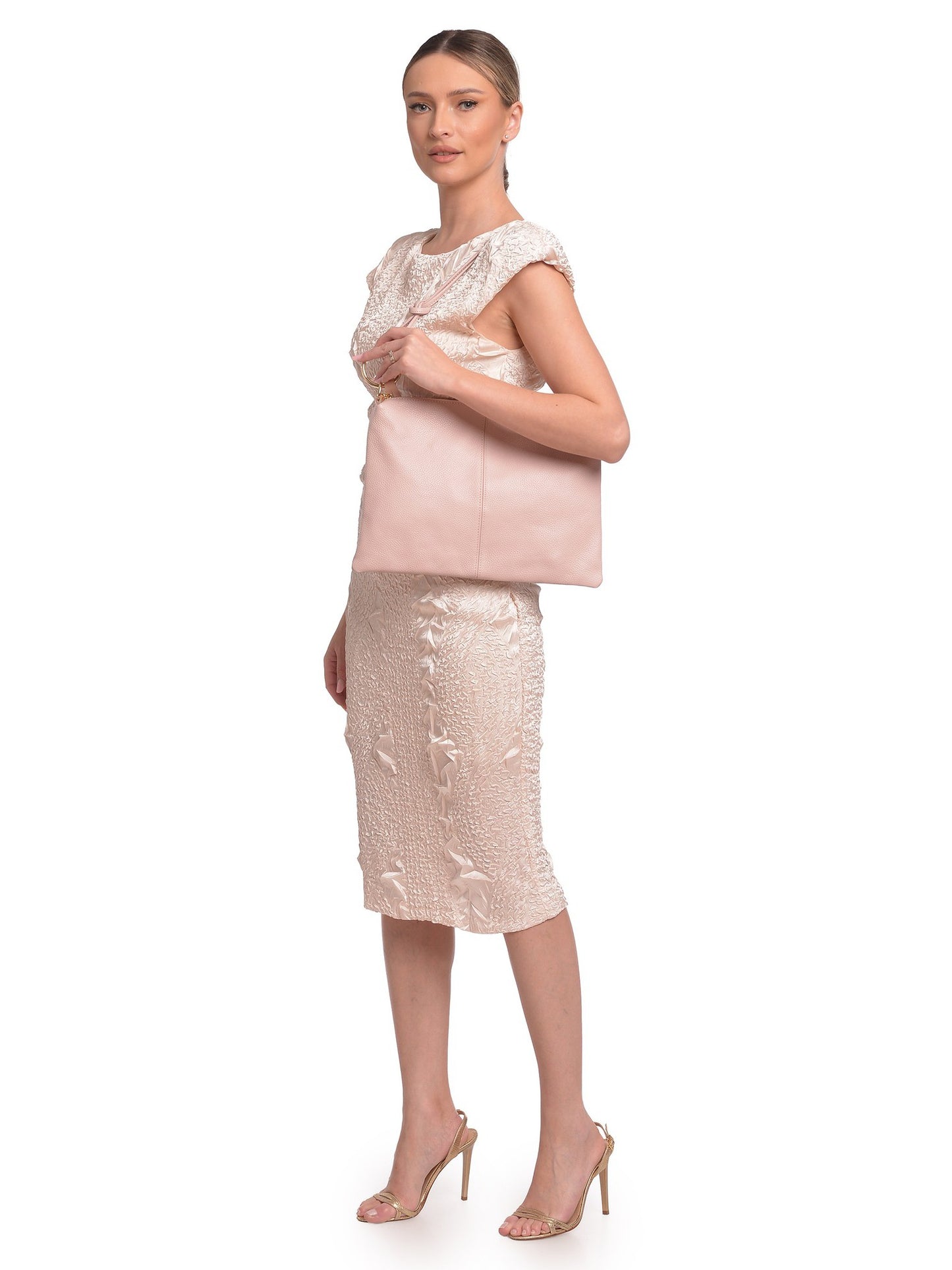 Luisa Vannini Shoulder Bag LV 1005T – Handtasche aus echtem Leder, Hergestellt in Italien