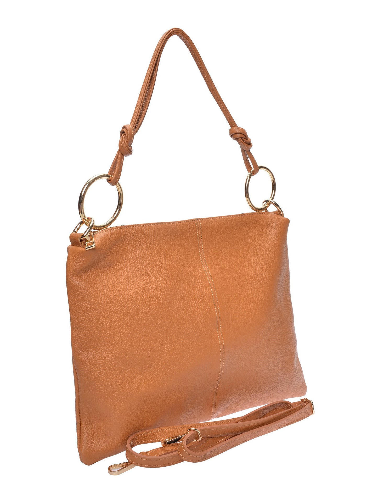 Luisa Vannini Shoulder Bag LV 1005T – Handtasche aus echtem Leder, Hergestellt in Italien
