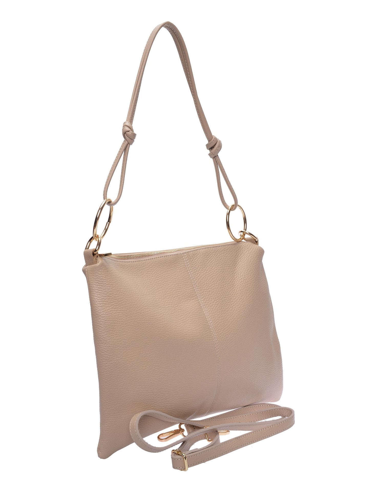 Luisa Vannini Shoulder Bag LV 1005T – Handtasche aus echtem Leder, Hergestellt in Italien