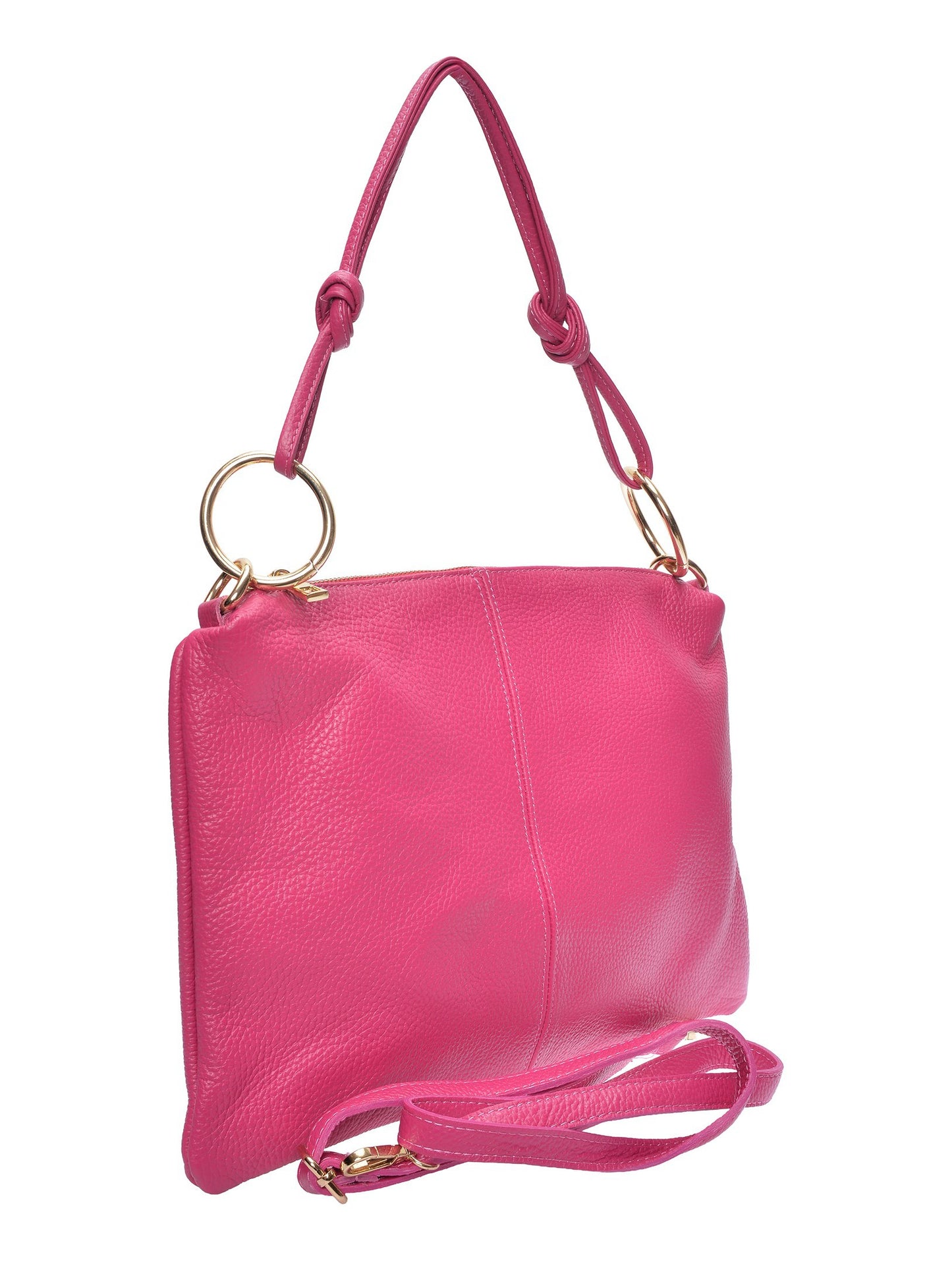 Luisa Vannini Shoulder Bag LV 1005T – Handtasche aus echtem Leder, Hergestellt in Italien