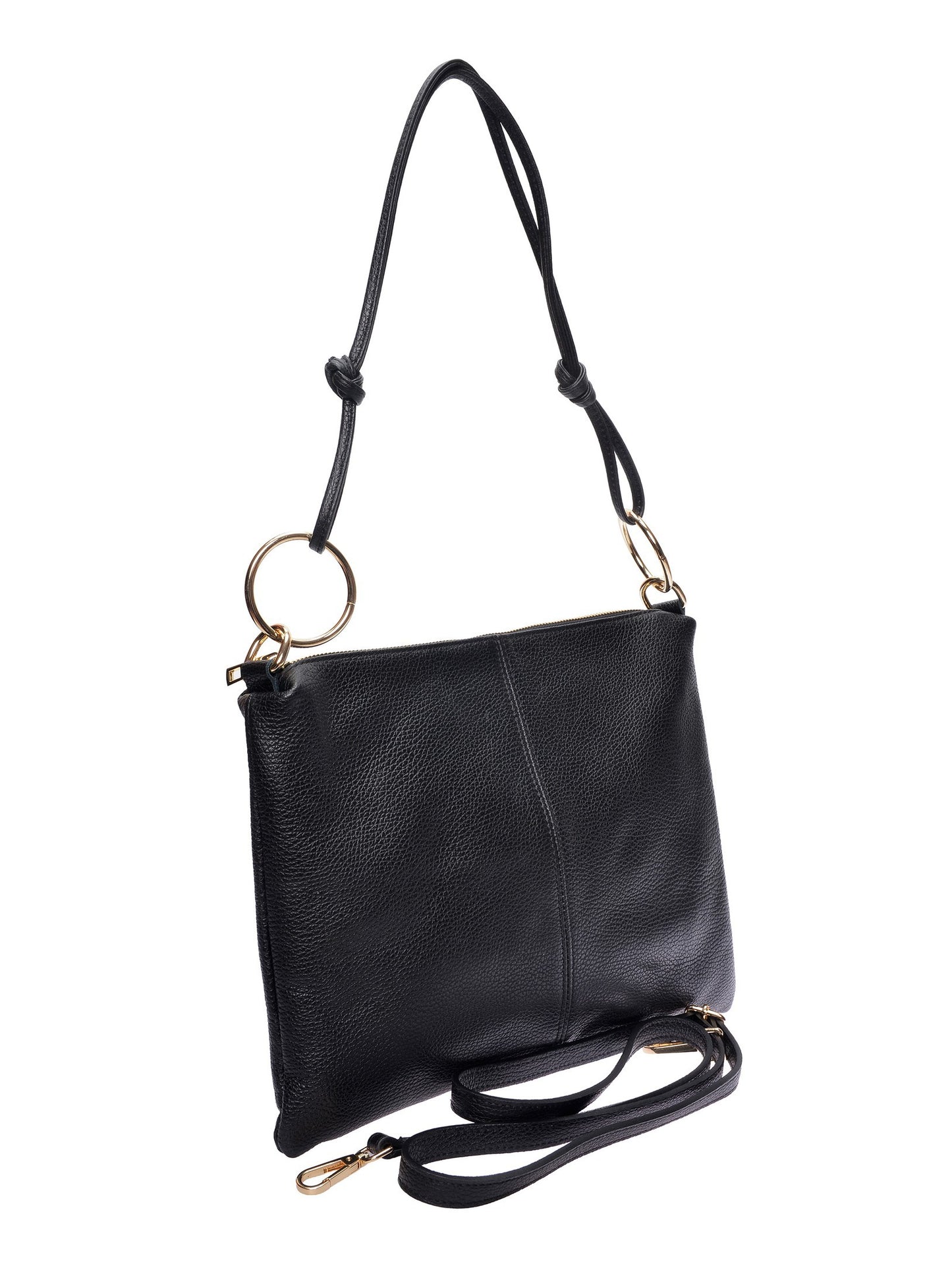 Luisa Vannini Shoulder Bag LV 1005T – Handtasche aus echtem Leder, Hergestellt in Italien