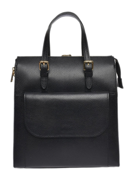 Luisa Vannini Backpack LV 102 – Rucksack aus echtem Leder, Hergestellt in Italien