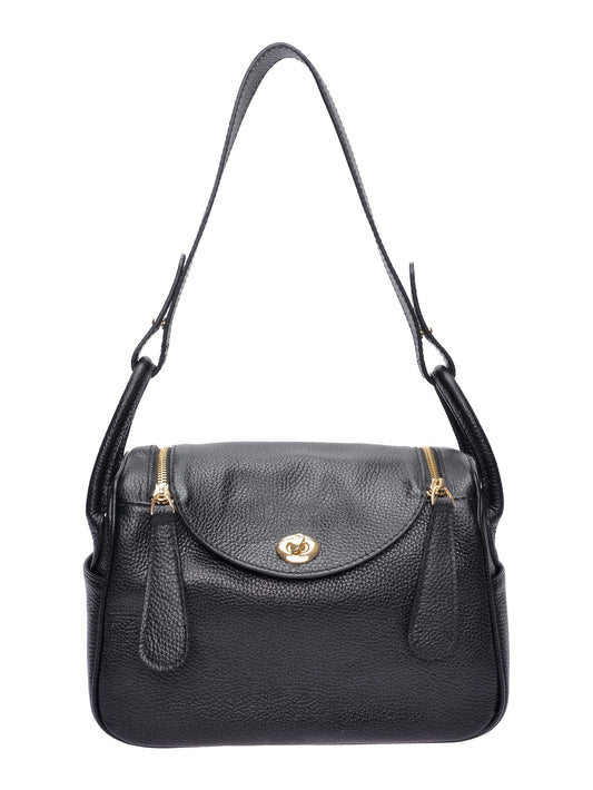 Luisa Vannini Handtasche LV 197 – Handtasche aus echtem Leder, Hergestellt in Italien