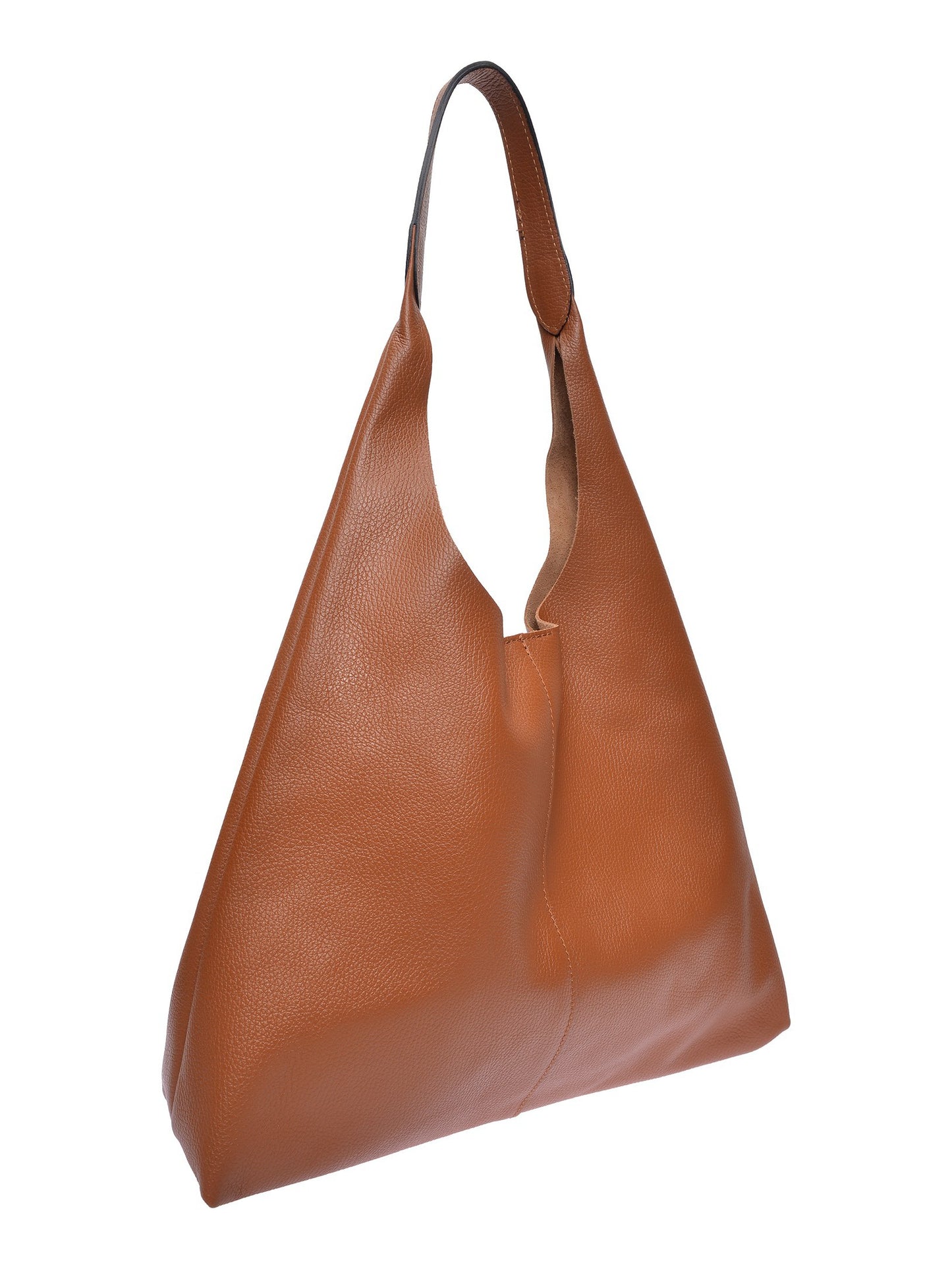 Luisa Vannini Hobo Bag LV 198 – Handtasche aus echtem Leder, Hergestellt in Italien