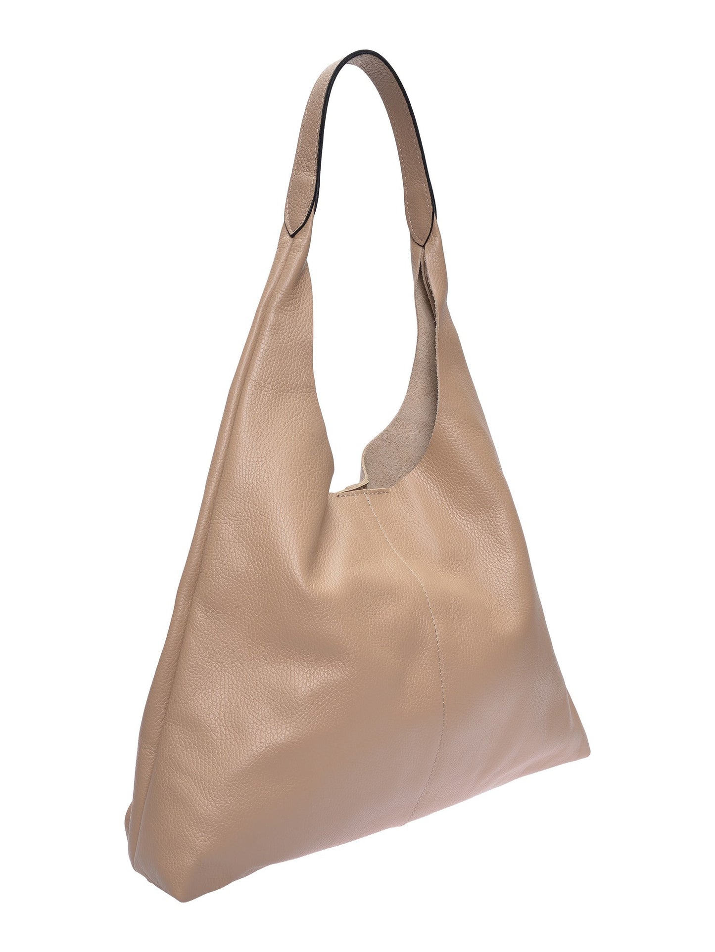 Luisa Vannini Hobo Bag LV 198 – Handtasche aus echtem Leder, Hergestellt in Italien