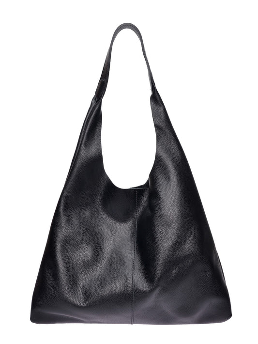Luisa Vannini Hobo Bag LV 198 – Handtasche aus echtem Leder, Hergestellt in Italien