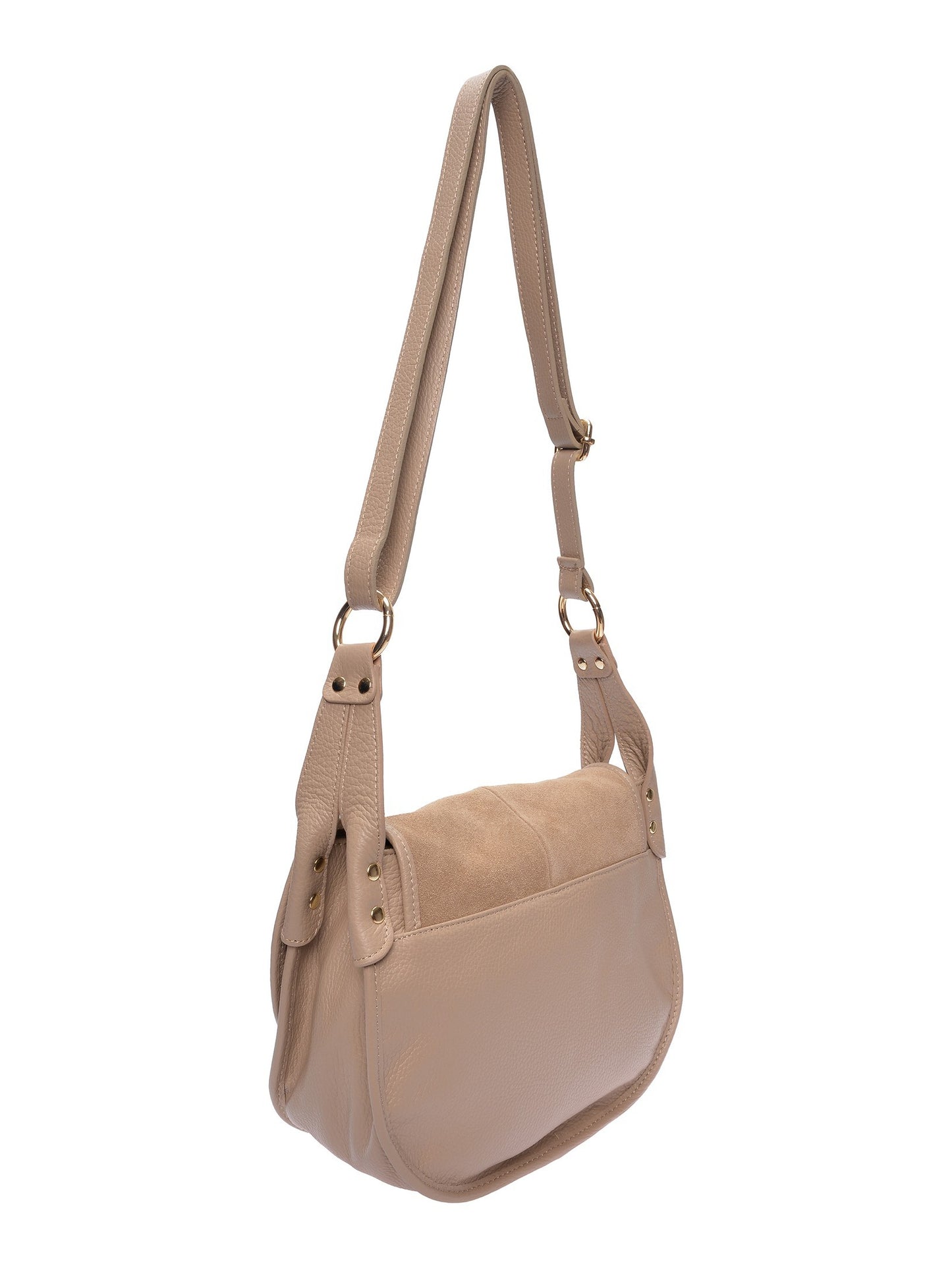 Luisa Vannini Crossbody Bag LV 199T – Handtasche aus echtem Leder, Hergestellt in Italien