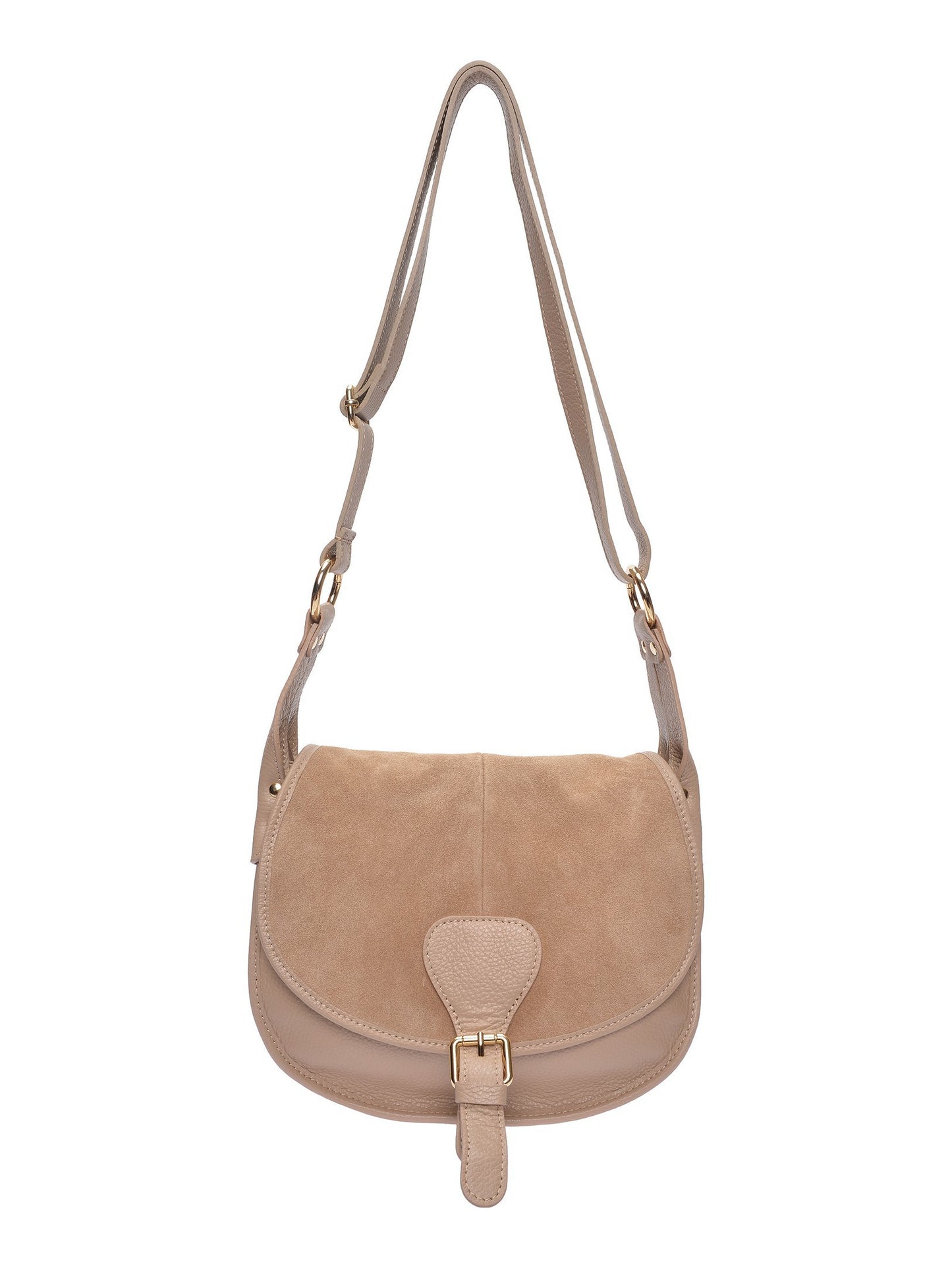 Luisa Vannini Crossbody Bag LV 199T – Handtasche aus echtem Leder, Hergestellt in Italien