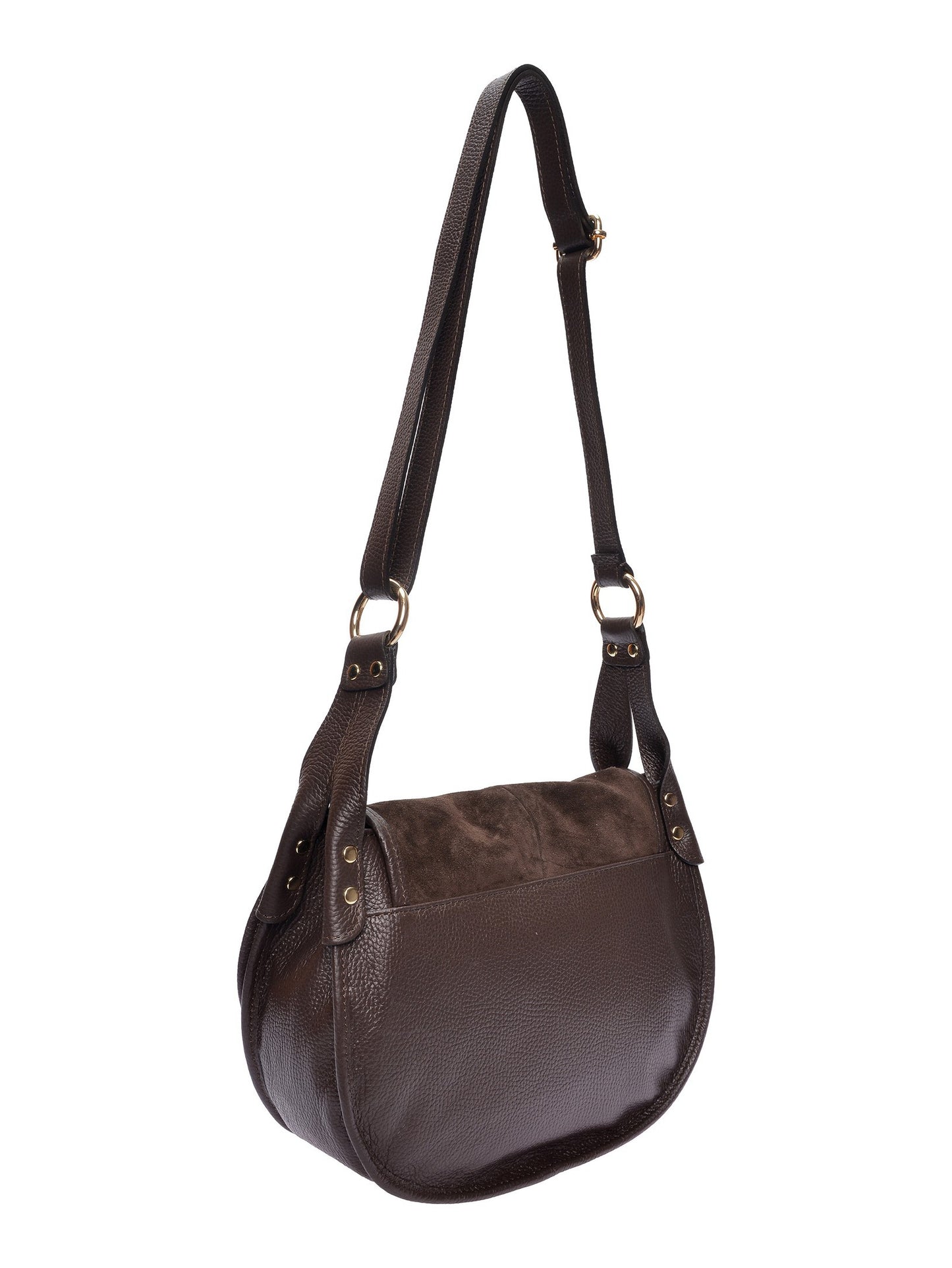 Luisa Vannini Crossbody Bag LV 199T – Handtasche aus echtem Leder, Hergestellt in Italien