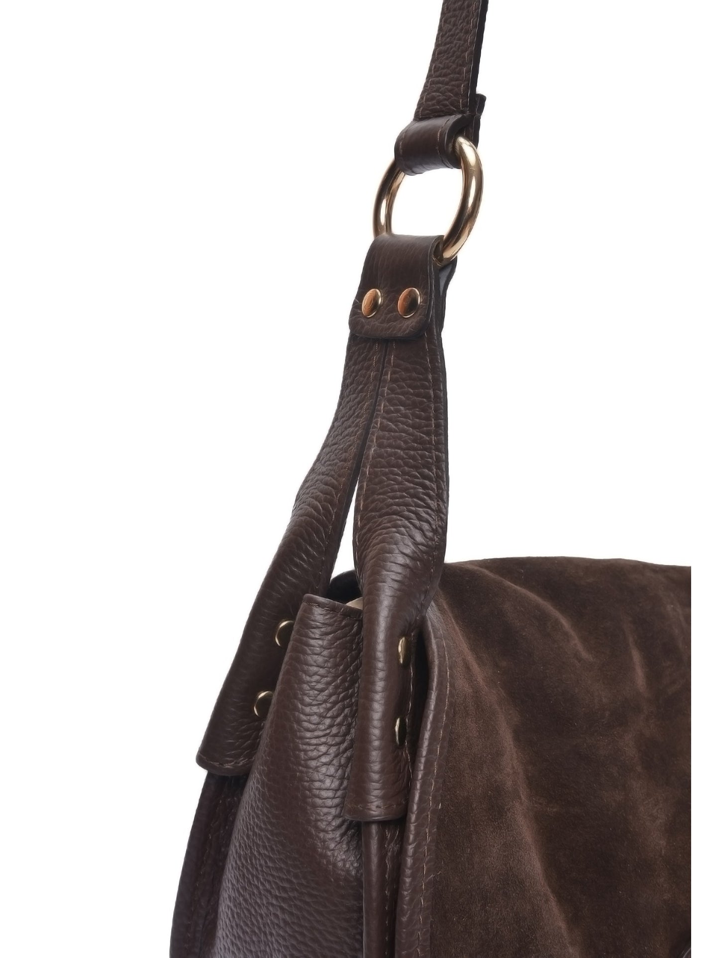 Luisa Vannini Crossbody Bag LV 199T – Handtasche aus echtem Leder, Hergestellt in Italien