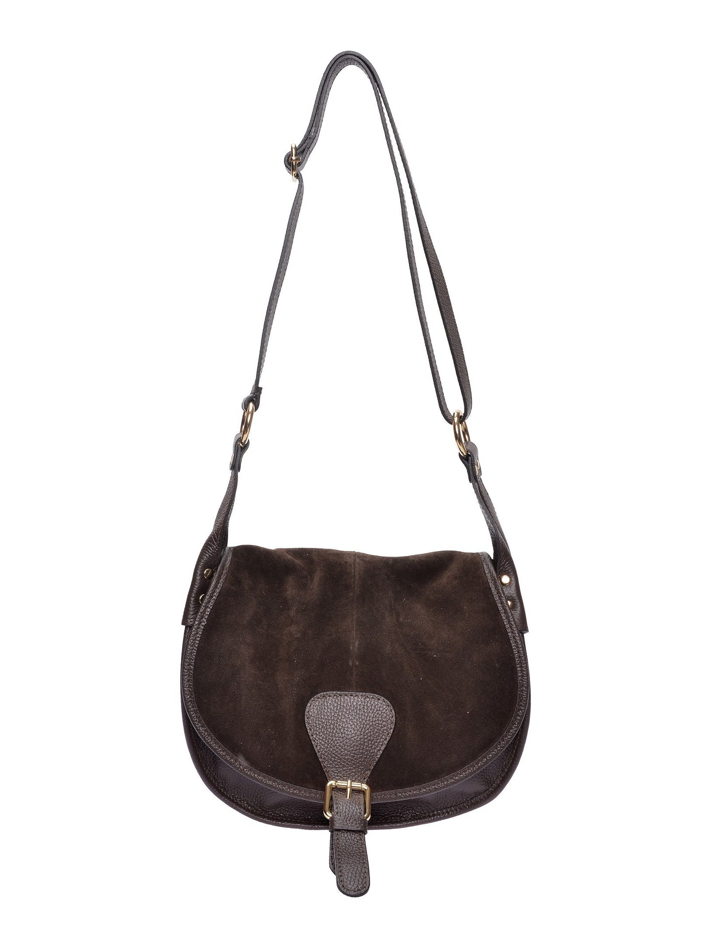 Luisa Vannini Crossbody Bag LV 199T – Handtasche aus echtem Leder, Hergestellt in Italien