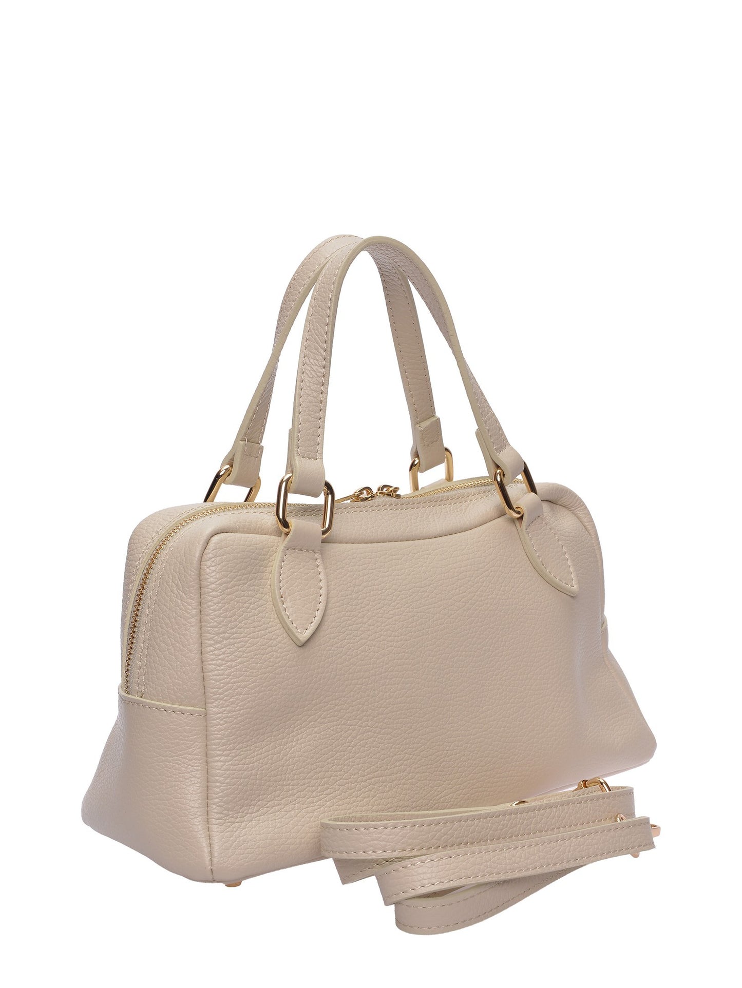 Roberta M Handbag RM 1007T – Handtasche aus echtem Leder, Hergestellt in Italien