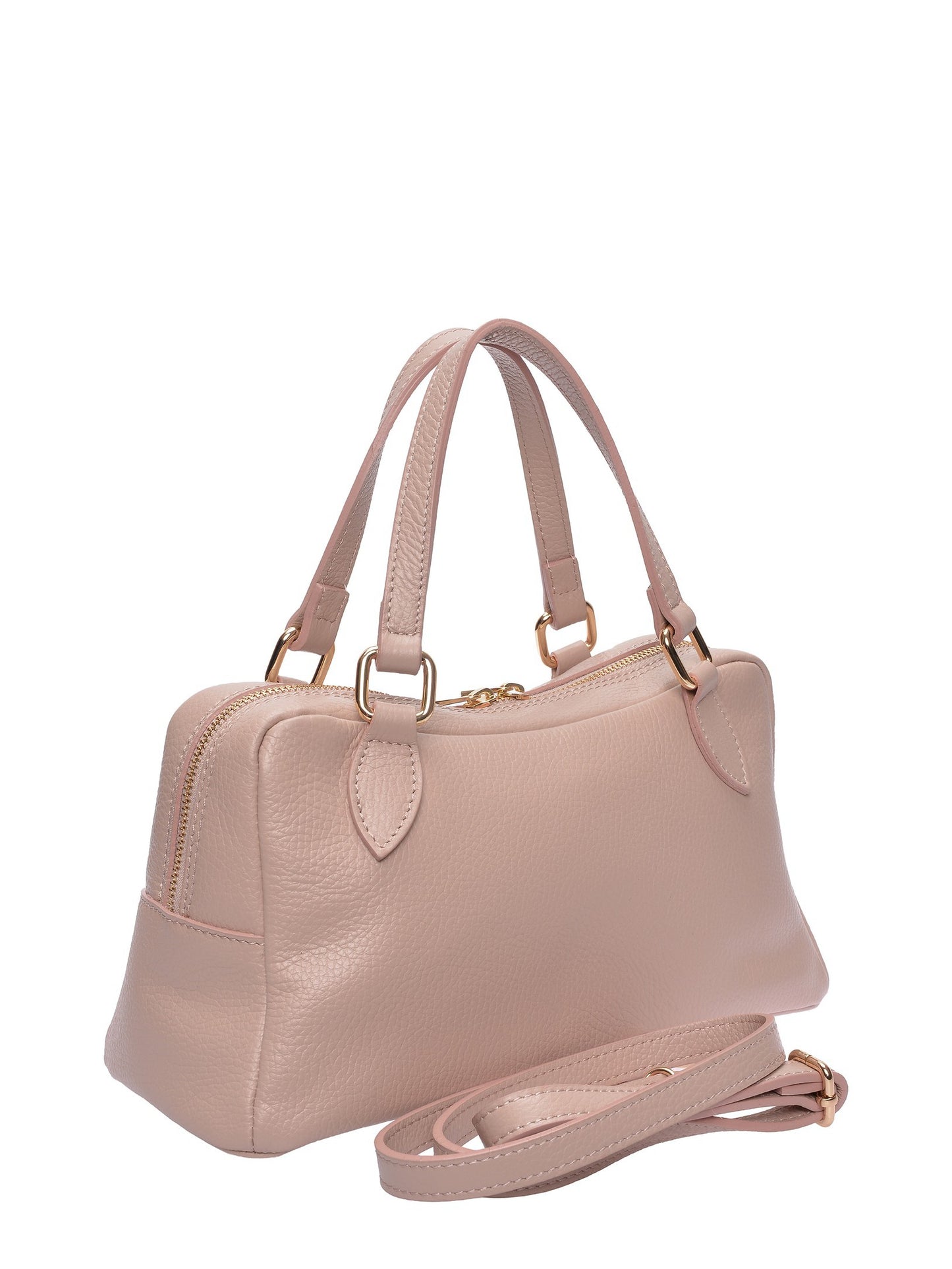 Roberta M Handbag RM 1007T – Handtasche aus echtem Leder, Hergestellt in Italien