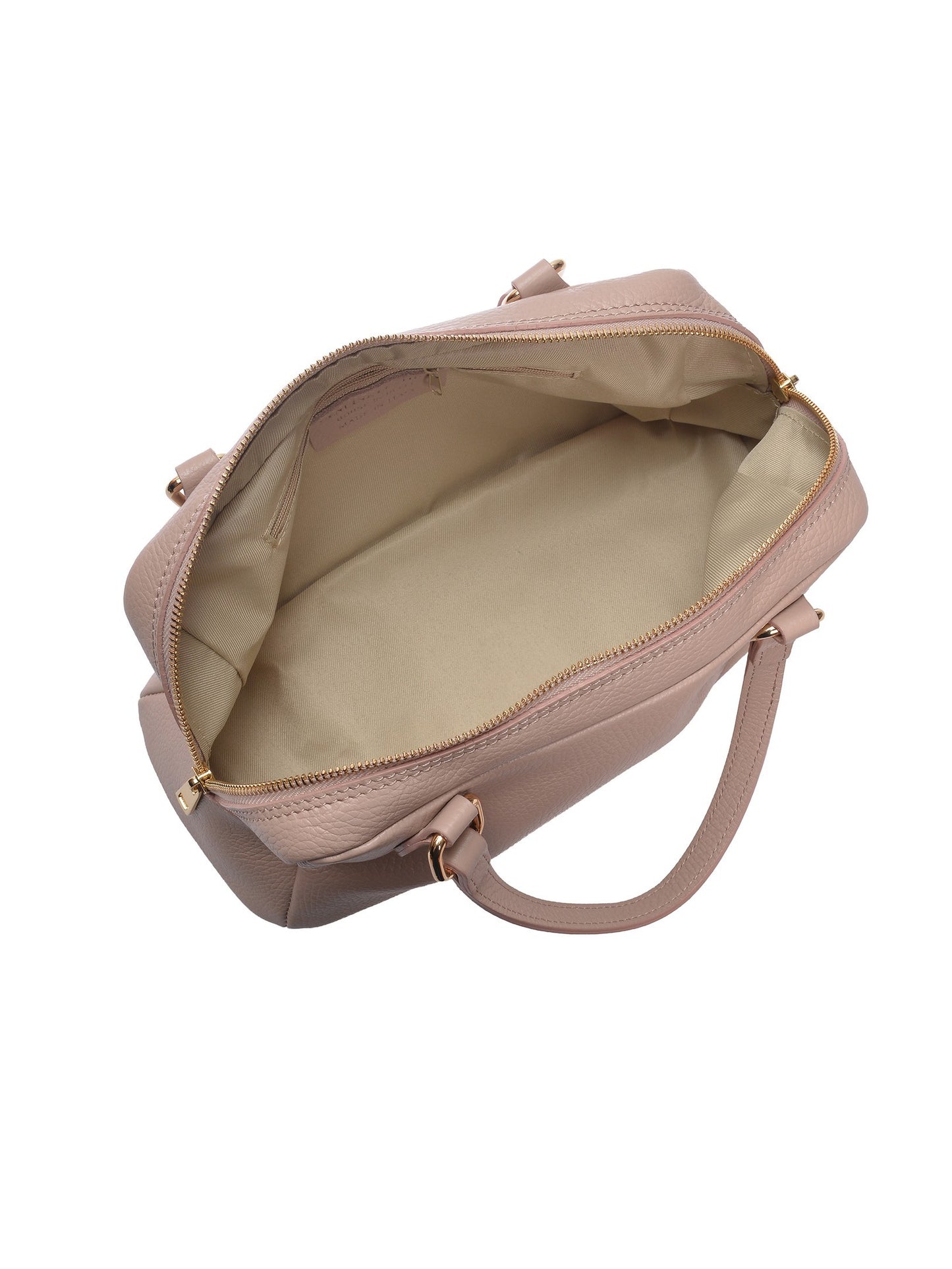 Roberta M Handbag RM 1007T – Handtasche aus echtem Leder, Hergestellt in Italien