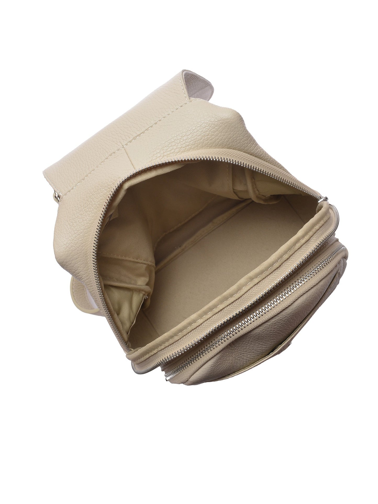 Roberta M Backpack RM 113 – Rucksack aus echtem Leder, Hergestellt in Italien