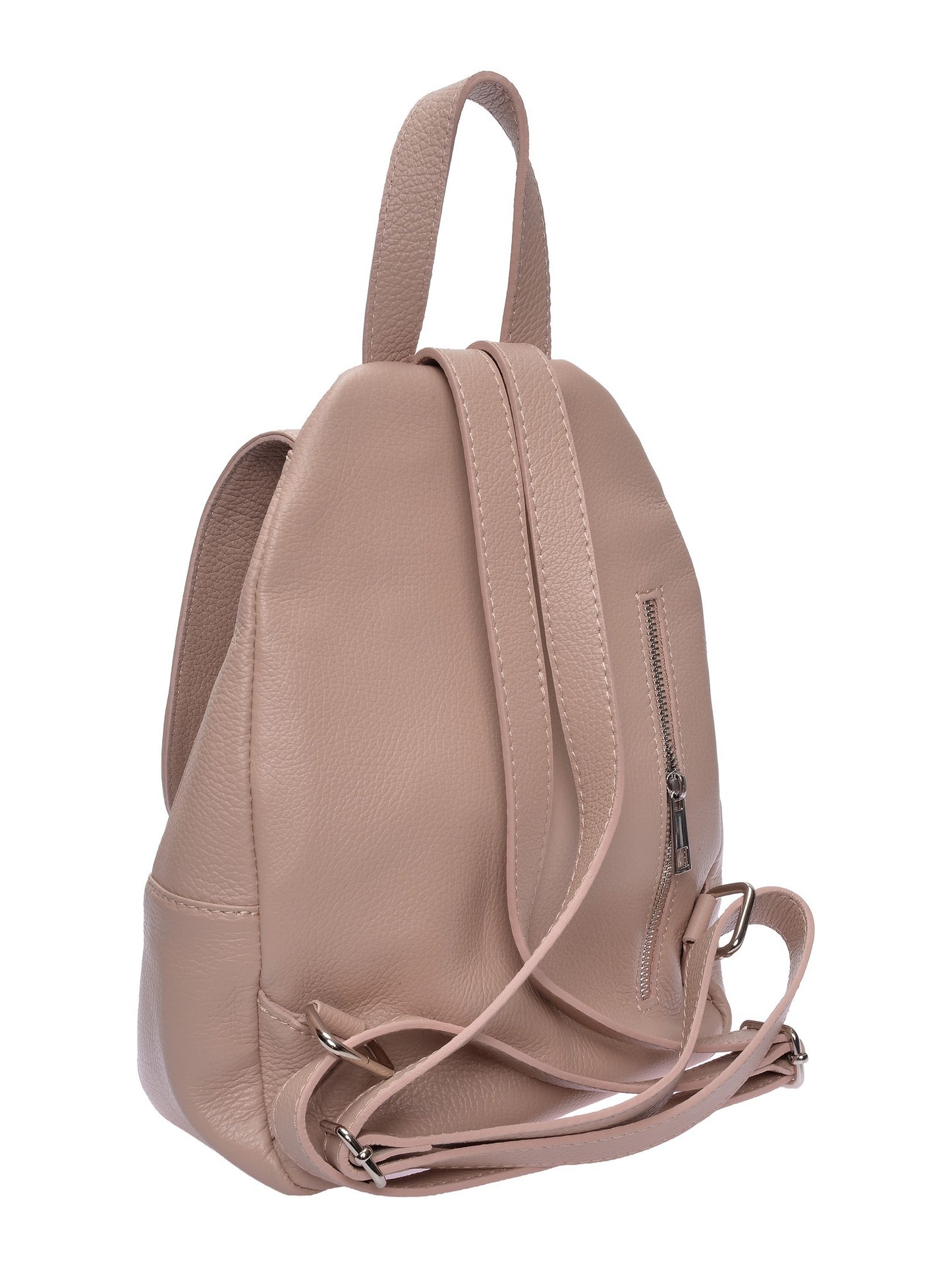 Roberta M Backpack RM 113 – Rucksack aus echtem Leder, Hergestellt in Italien