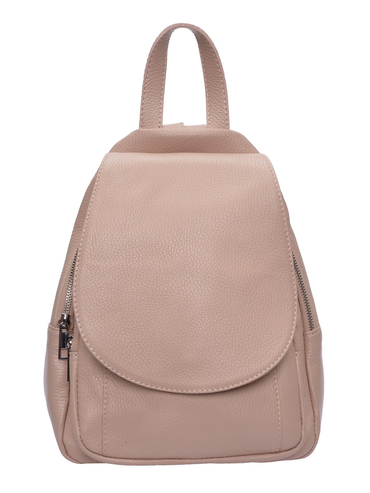 Roberta M Backpack RM 113 – Rucksack aus echtem Leder, Hergestellt in Italien