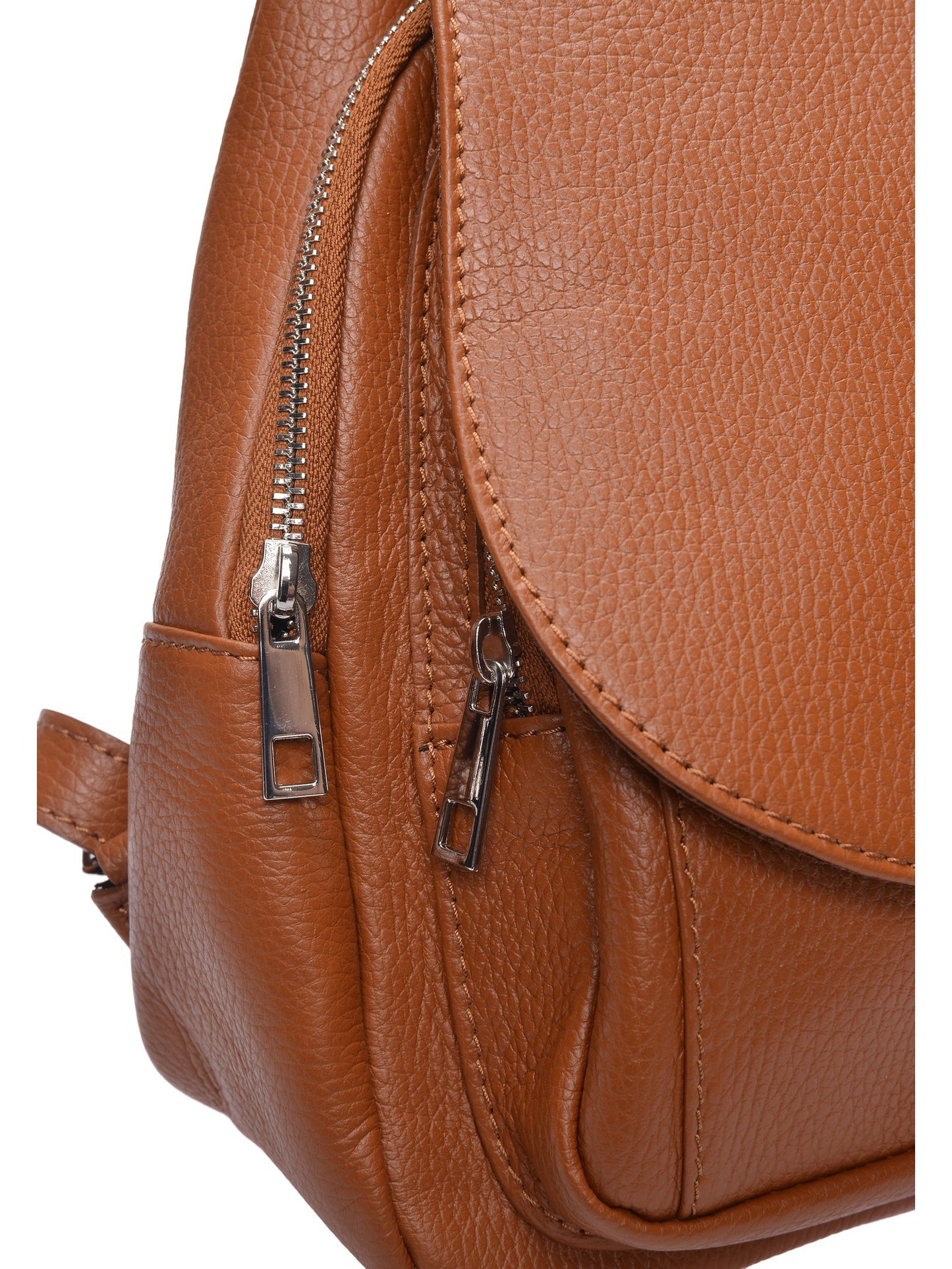 Roberta M Backpack RM 113 – Rucksack aus echtem Leder, Hergestellt in Italien