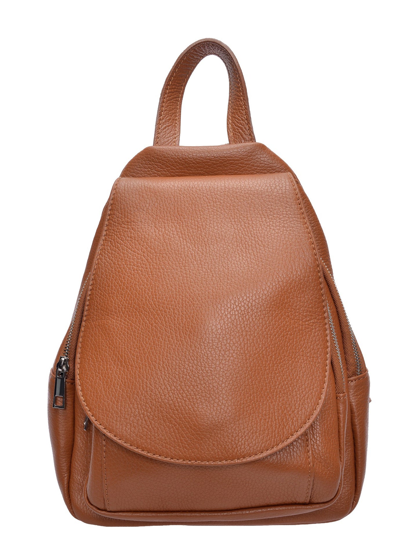 Roberta M Backpack RM 113 – Rucksack aus echtem Leder, Hergestellt in Italien