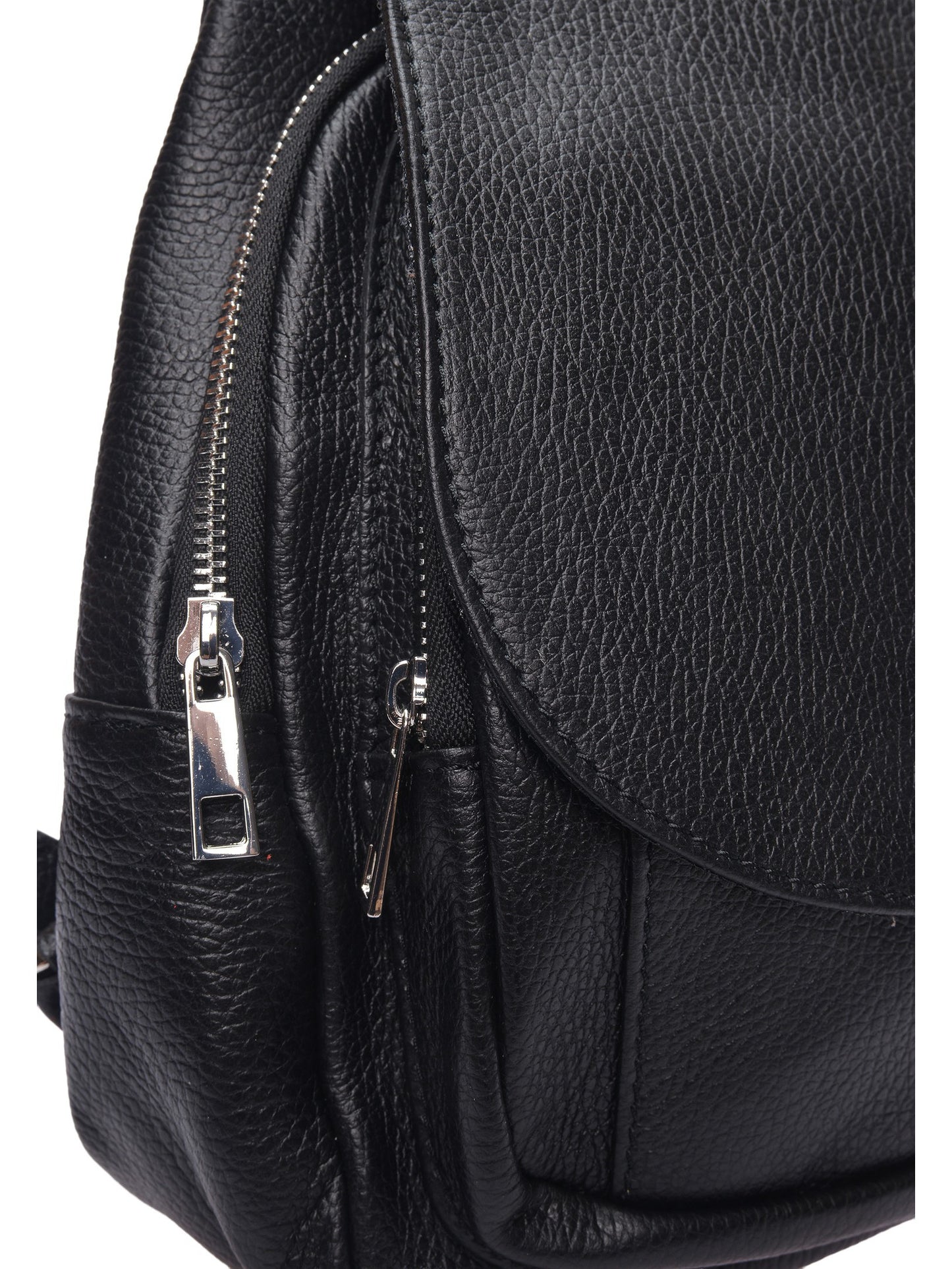 Roberta M Backpack RM 113 – Rucksack aus echtem Leder, Hergestellt in Italien
