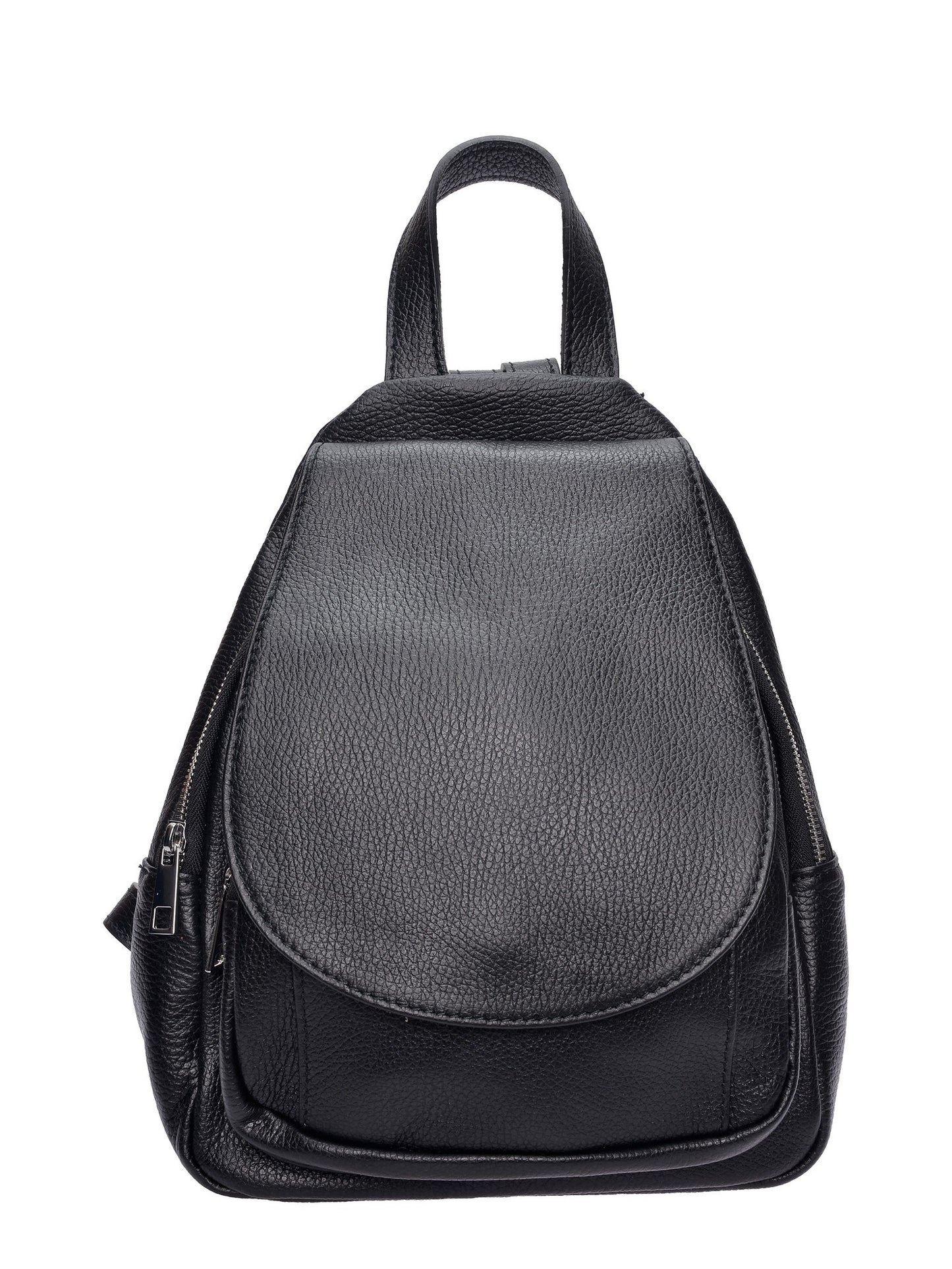 Roberta M Backpack RM 113 – Rucksack aus echtem Leder, Hergestellt in Italien