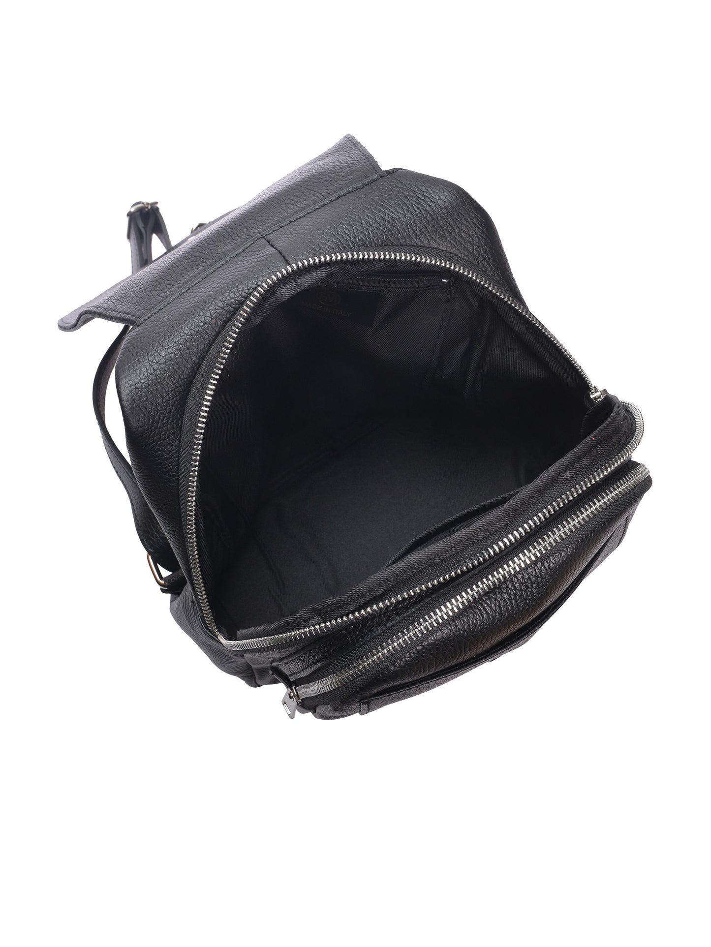 Roberta M Backpack RM 113 – Rucksack aus echtem Leder, Hergestellt in Italien