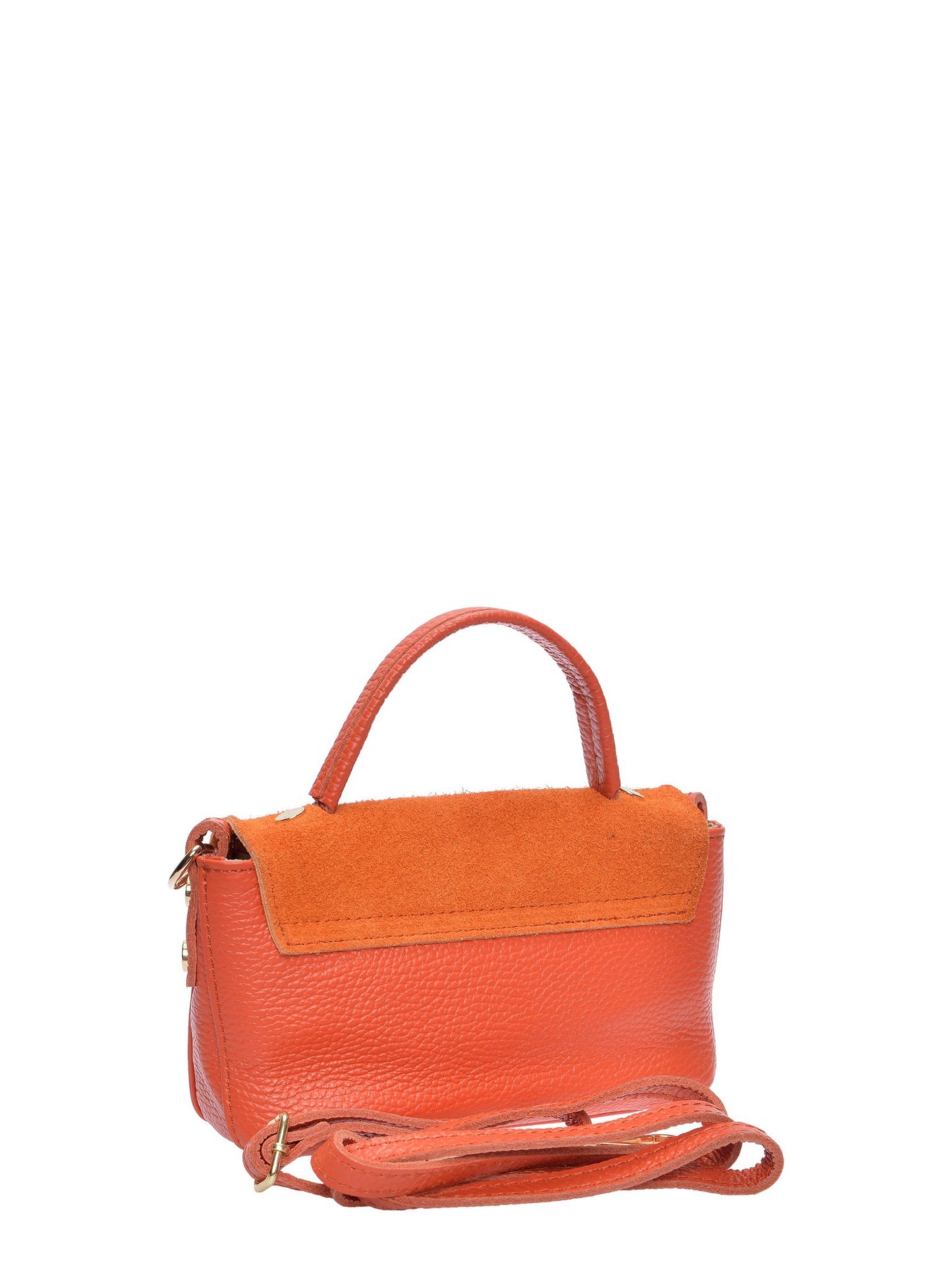 Roberta M Handbag RM 147T – Handtasche aus echtem Leder, Hergestellt in Italien