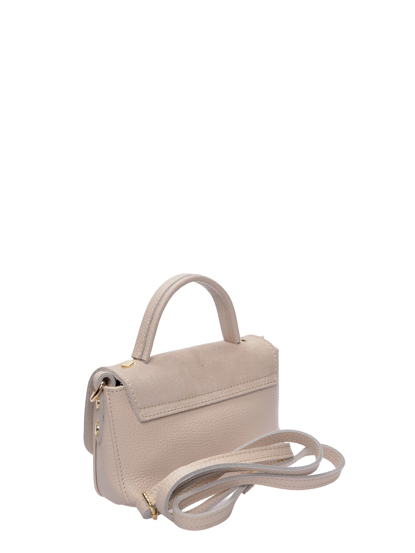 Roberta M Handbag RM 147T – Handtasche aus echtem Leder, Hergestellt in Italien