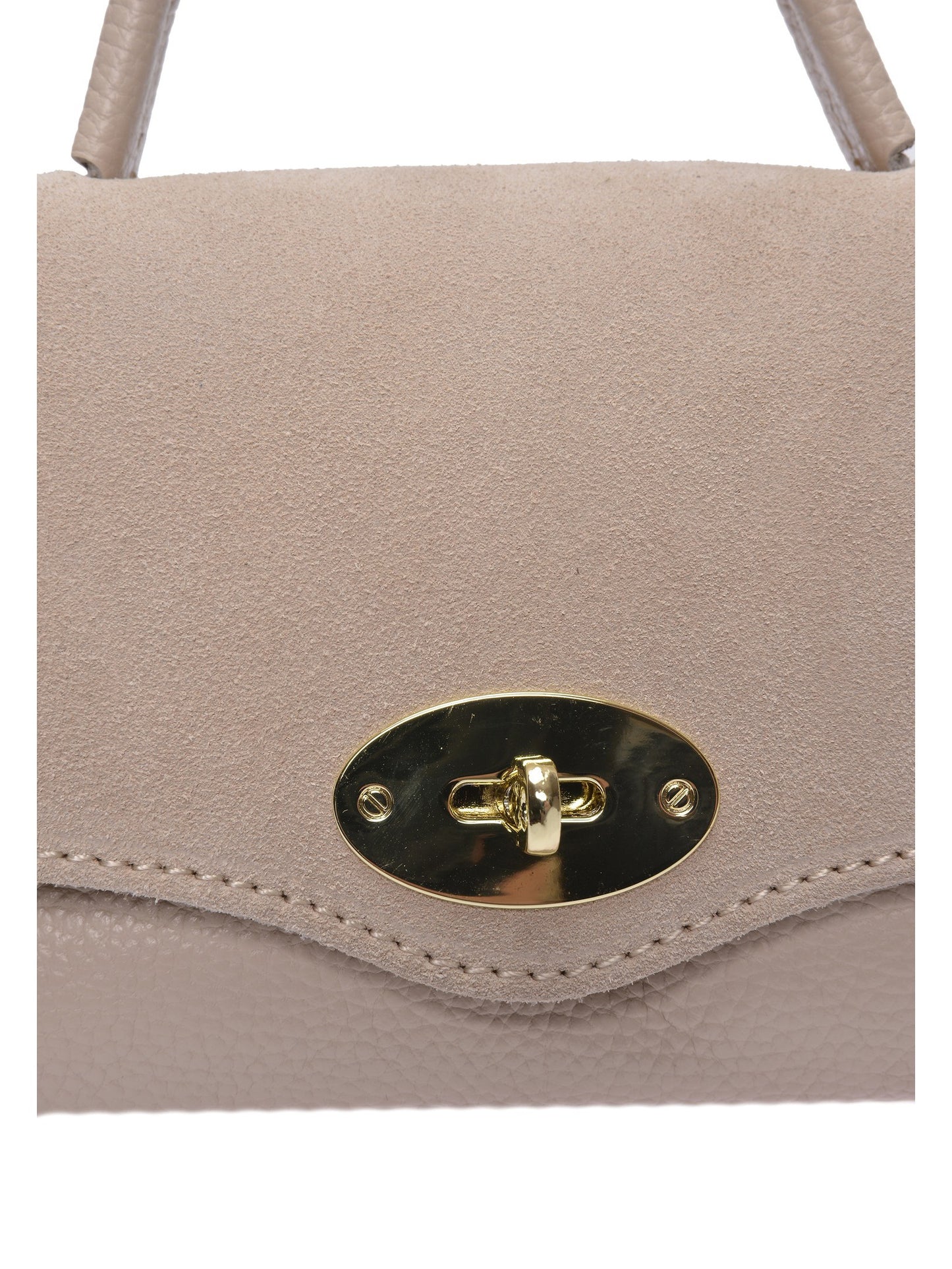 Roberta M Handbag RM 147T – Handtasche aus echtem Leder, Hergestellt in Italien