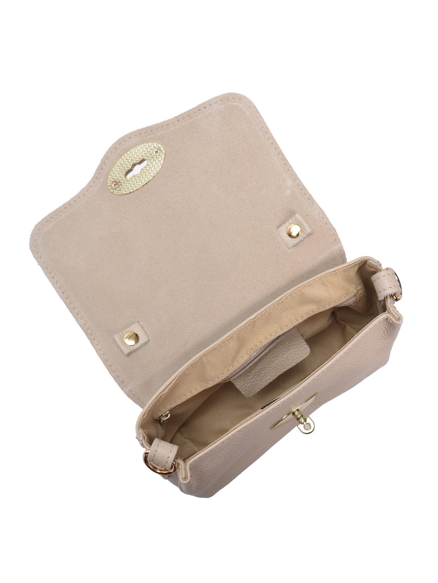 Roberta M Handbag RM 147T – Handtasche aus echtem Leder, Hergestellt in Italien