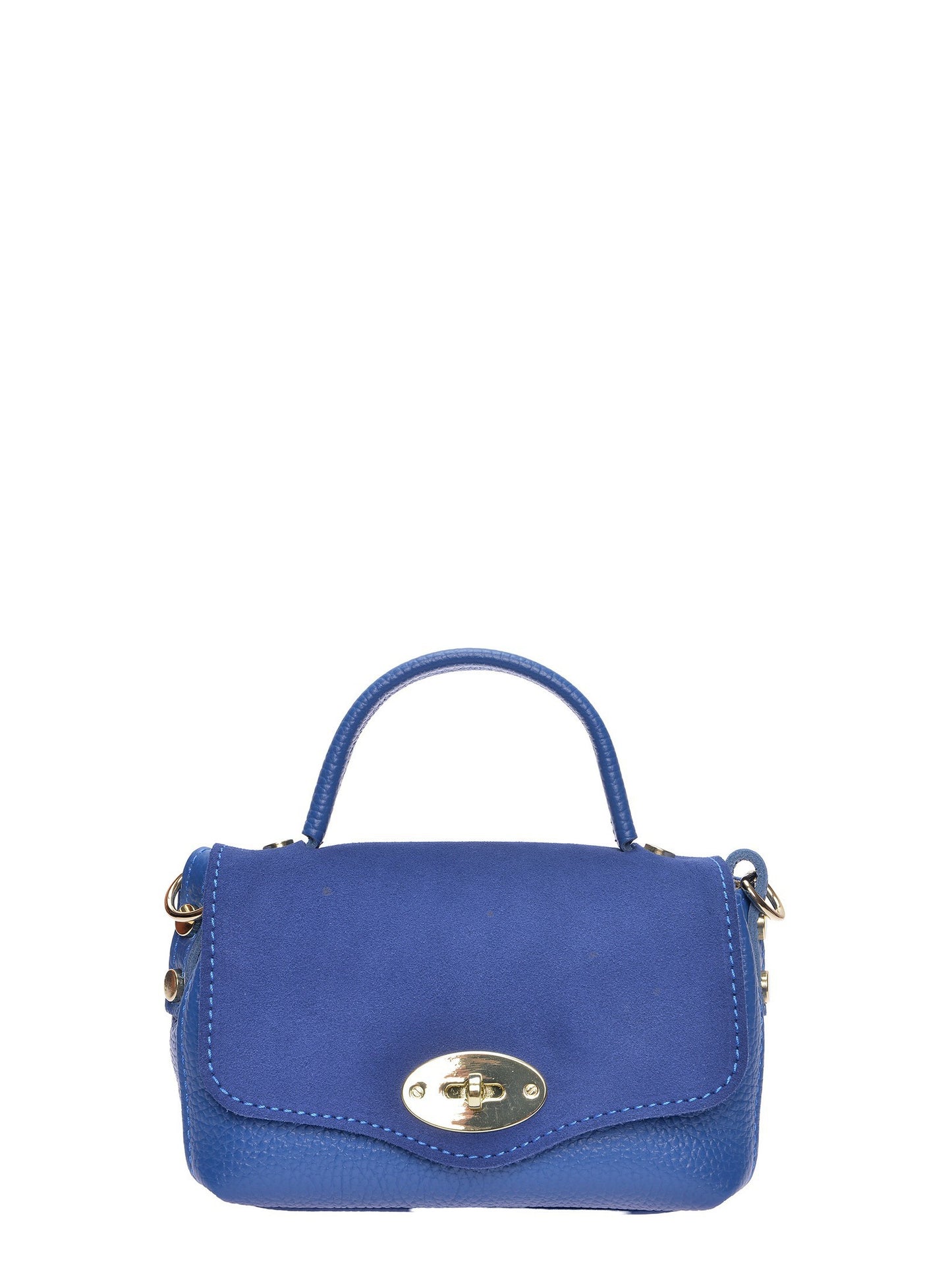 Roberta M Handbag RM 147T – Handtasche aus echtem Leder, Hergestellt in Italien