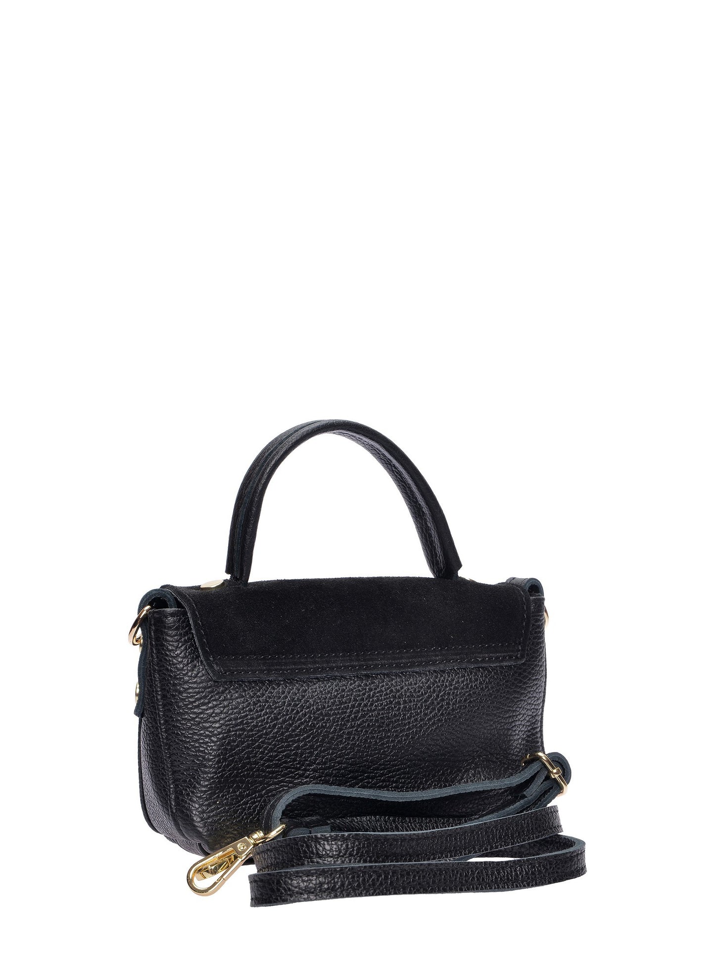 Roberta M Handbag RM 147T – Handtasche aus echtem Leder, Hergestellt in Italien