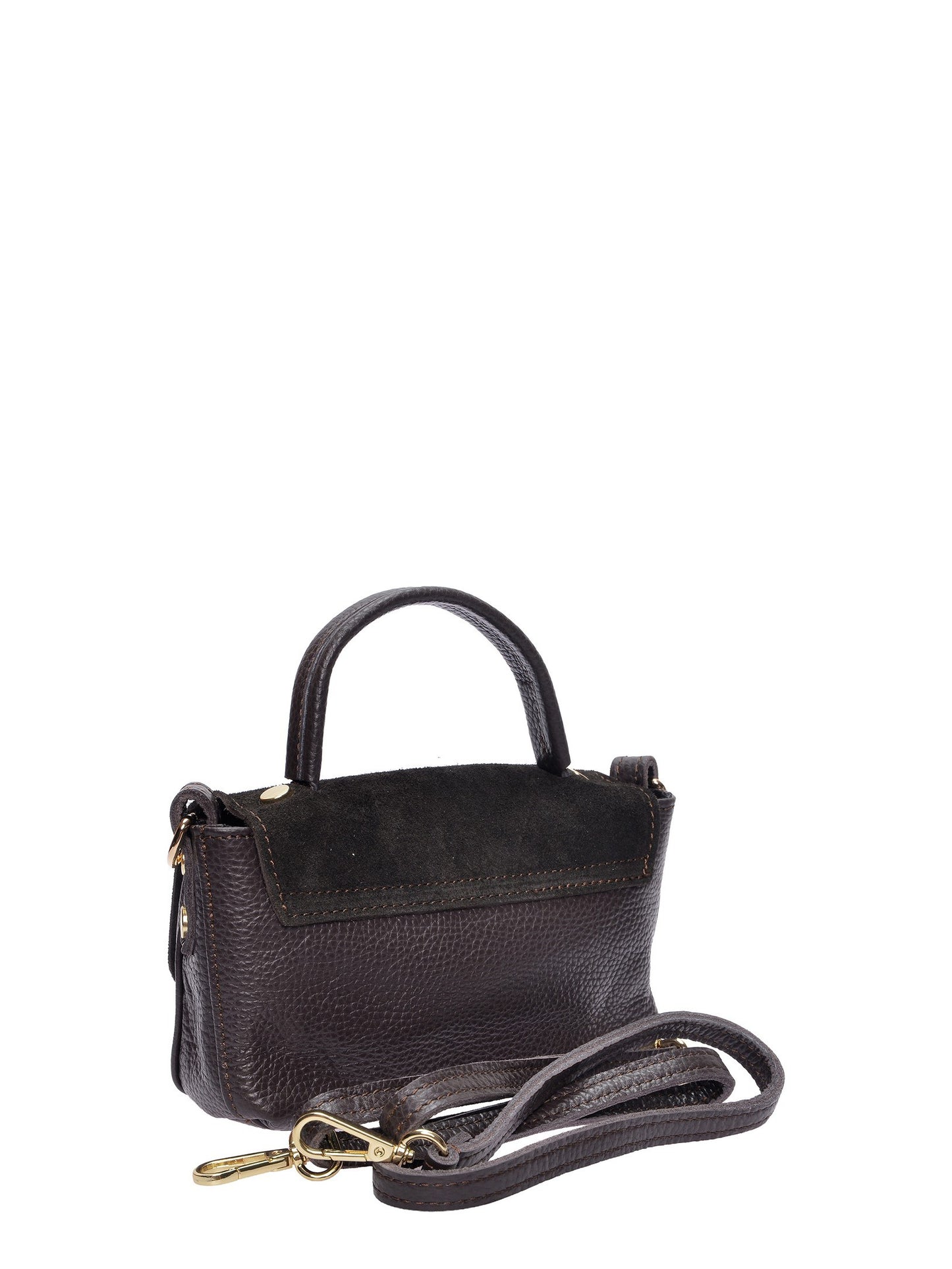 Roberta M Handbag RM 147T – Handtasche aus echtem Leder, Hergestellt in Italien