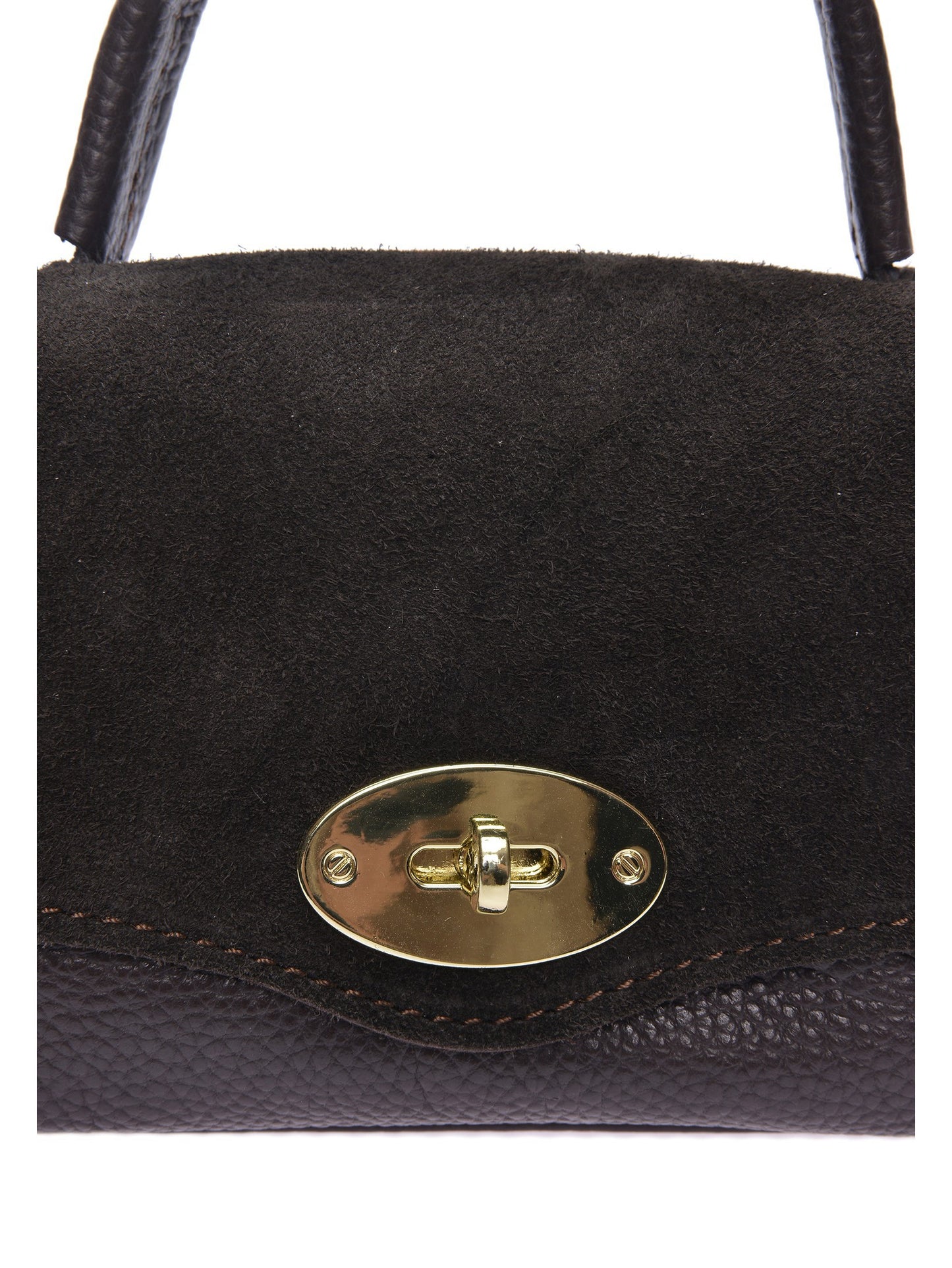 Roberta M Handbag RM 147T – Handtasche aus echtem Leder, Hergestellt in Italien