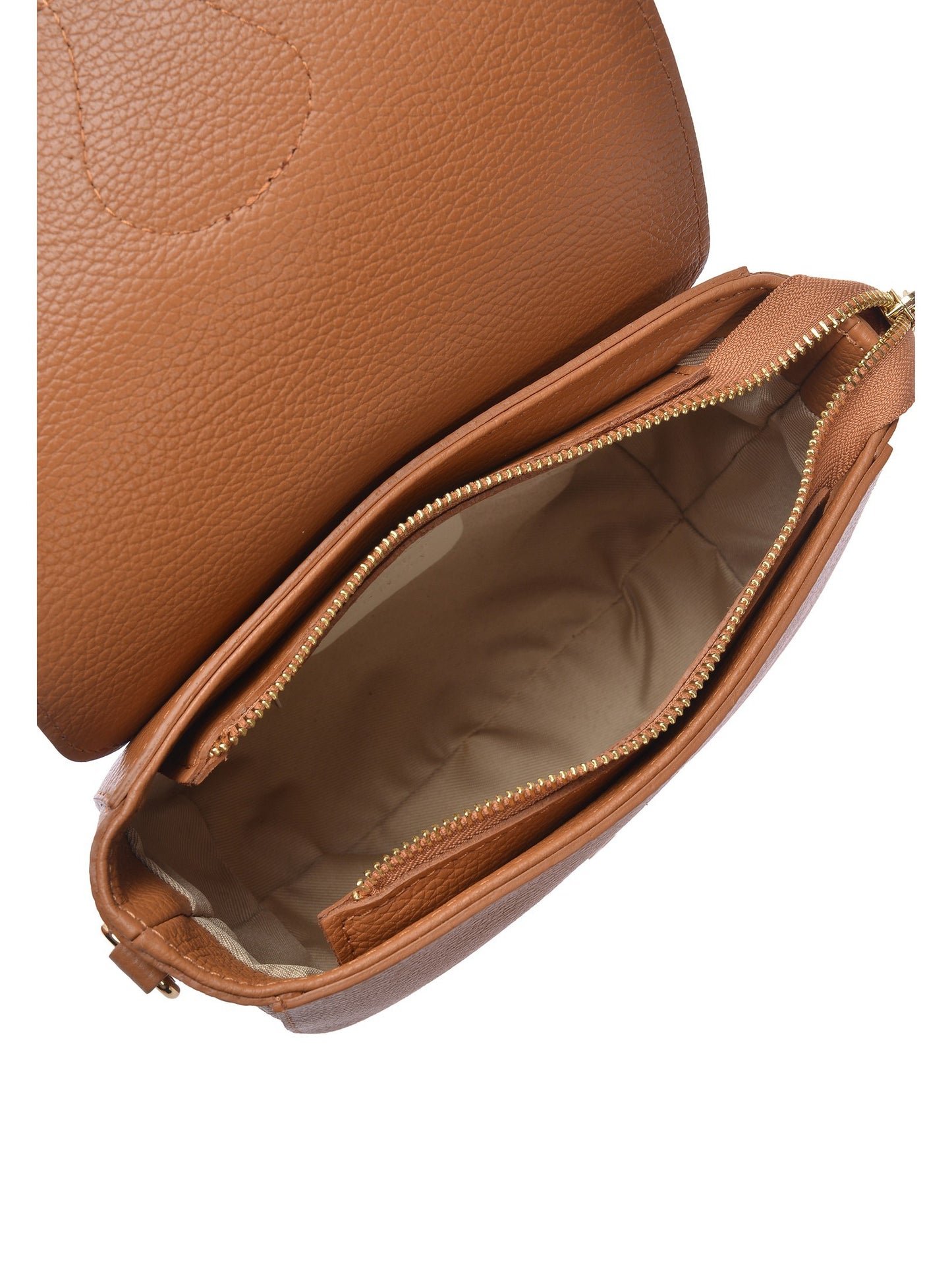 Roberta M Shoulder Bag RM 148T – Handtasche aus echtem Leder, Hergestellt in Italien
