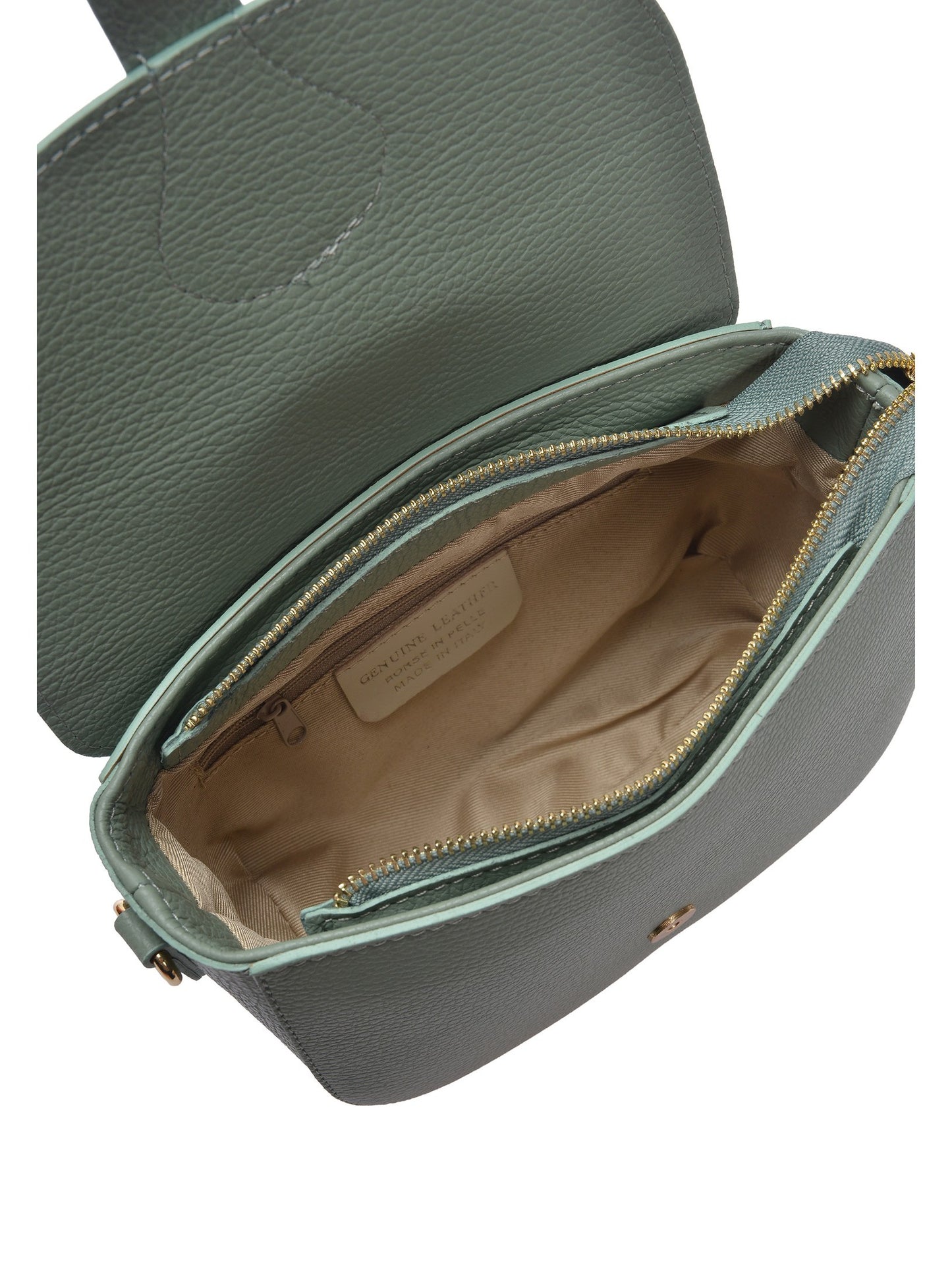 Roberta M Shoulder Bag RM 148T – Handtasche aus echtem Leder, Hergestellt in Italien