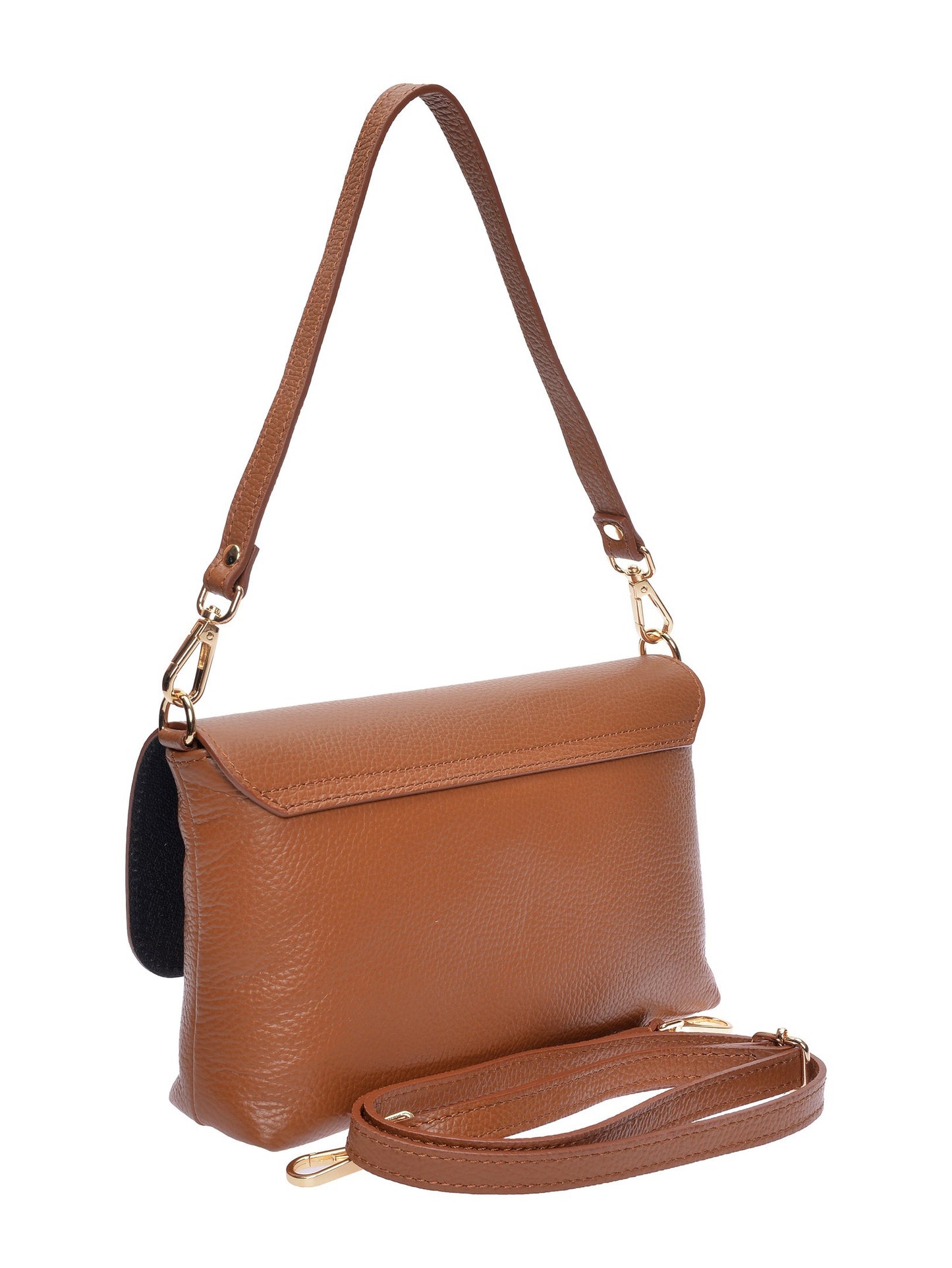 Roberta M Shoulder Bag RM 150T – Handtasche aus echtem Leder, Hergestellt in Italien