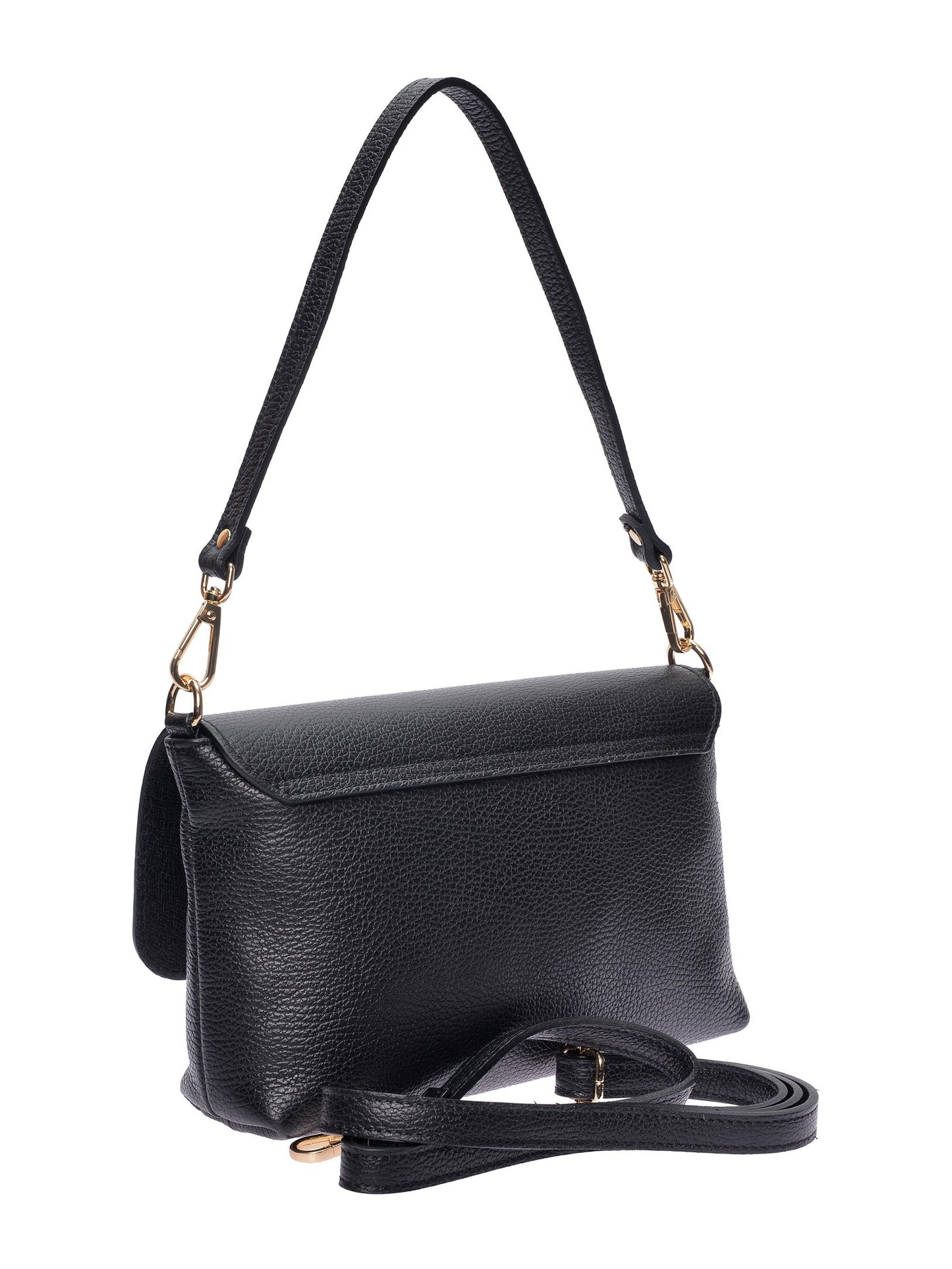 Roberta M Shoulder Bag RM 150T – Handtasche aus echtem Leder, Hergestellt in Italien