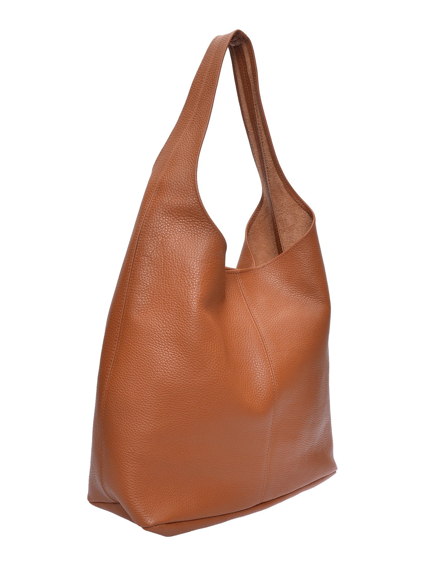 Roberta M Hobo Bag RM 155 – Handtasche aus echtem Leder, Hergestellt in Italien