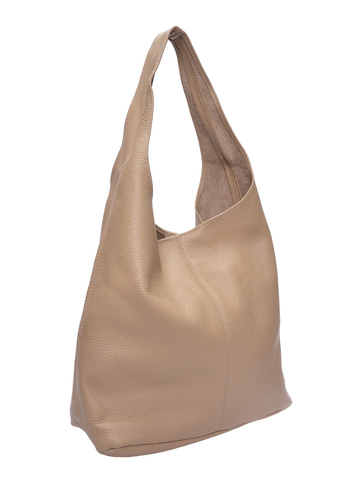 Roberta M Hobo Bag RM 155 – Handtasche aus echtem Leder, Hergestellt in Italien