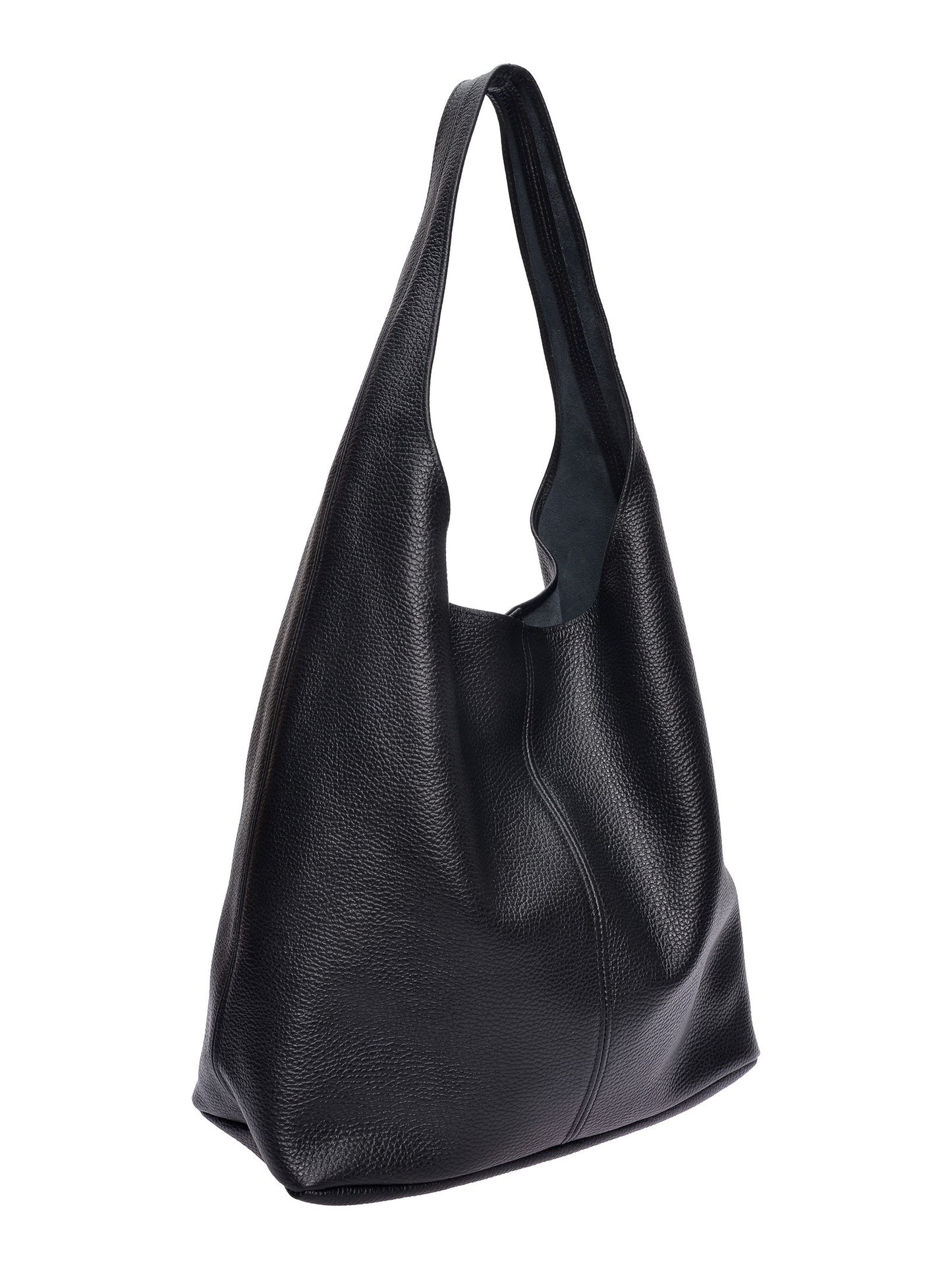 Roberta M Hobo Bag RM 155 – Handtasche aus echtem Leder, Hergestellt in Italien
