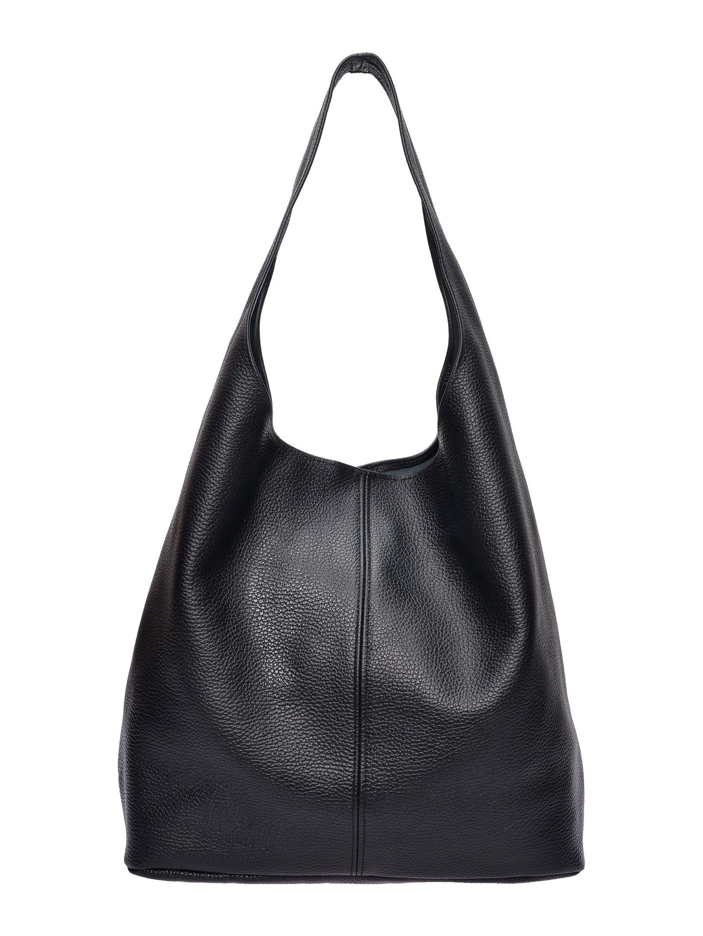 Roberta M Hobo Bag RM 155 – Handtasche aus echtem Leder, Hergestellt in Italien