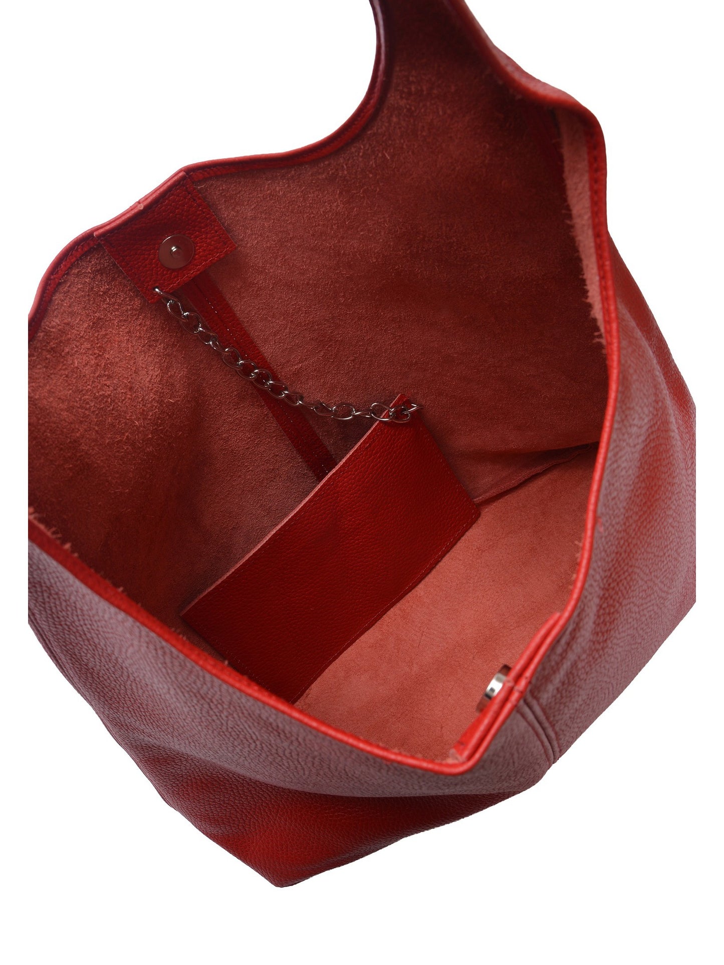 Roberta M Hobo Bag RM 155 – Handtasche aus echtem Leder, Hergestellt in Italien