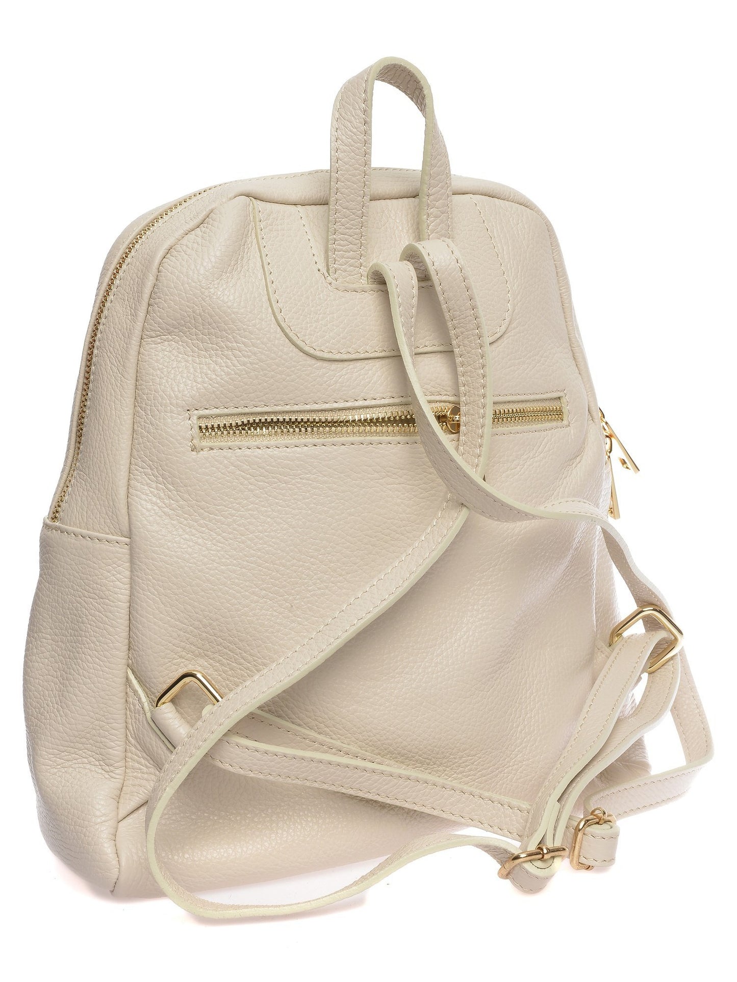 Roberta M Backpack RM 1952T – Rucksack aus echtem Leder, Hergestellt in Italien