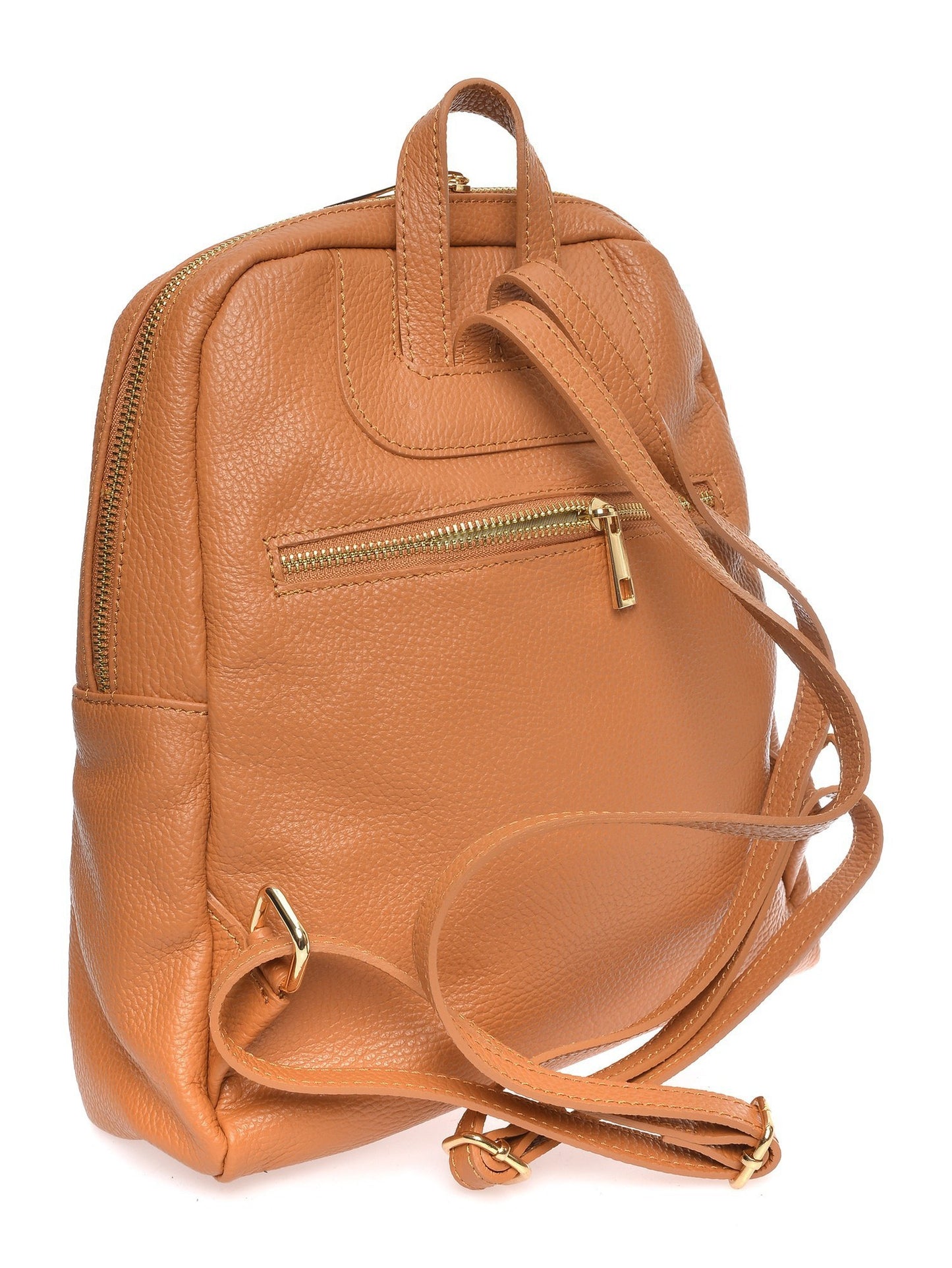 Roberta M Backpack RM 1952T – Rucksack aus echtem Leder, Hergestellt in Italien