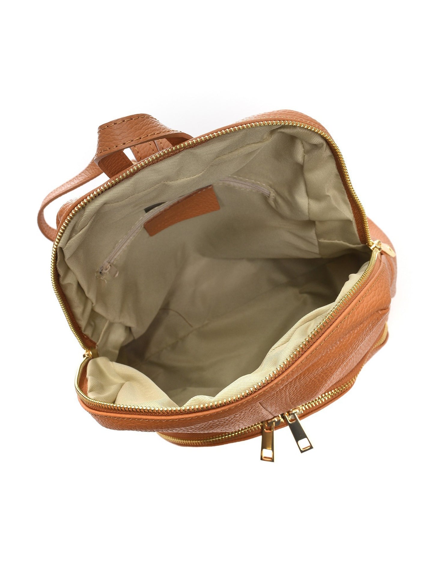 Roberta M Backpack RM 1952T – Rucksack aus echtem Leder, Hergestellt in Italien